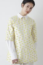 【ウィムガゼット/Whim Gazette】の【THE PAUSE】フラワージャガードブラウス 人気、トレンドファッション・服の通販 founy(ファニー) ファッション Fashion レディースファッション Fashion for Women トップス・カットソー Cut & Sew Tops シャツ・ブラウス・オフィスカジュアル Elegant Blouses & Button-Ups 2026年 2026 イエロー Yellow オーガンジー Organza Fabric シアー Sheer, See-Through シェイプ Shape, Slim Fit ショート Short, Short Length シンプル Simple, Minimal ジャカード／ジャガード Jacquard, Woven Pattern スリーブ Sleeve, Long Sleeve / Short Sleeve フラワー Flower, Floral ボトム Bottoms, Lower Wear 夏 Summer 春 Spring S/S・春夏 SS, Spring/Summer, Warm Season thumbnail イエロー|ID: prp329100004838777 ipo3291000000035260414