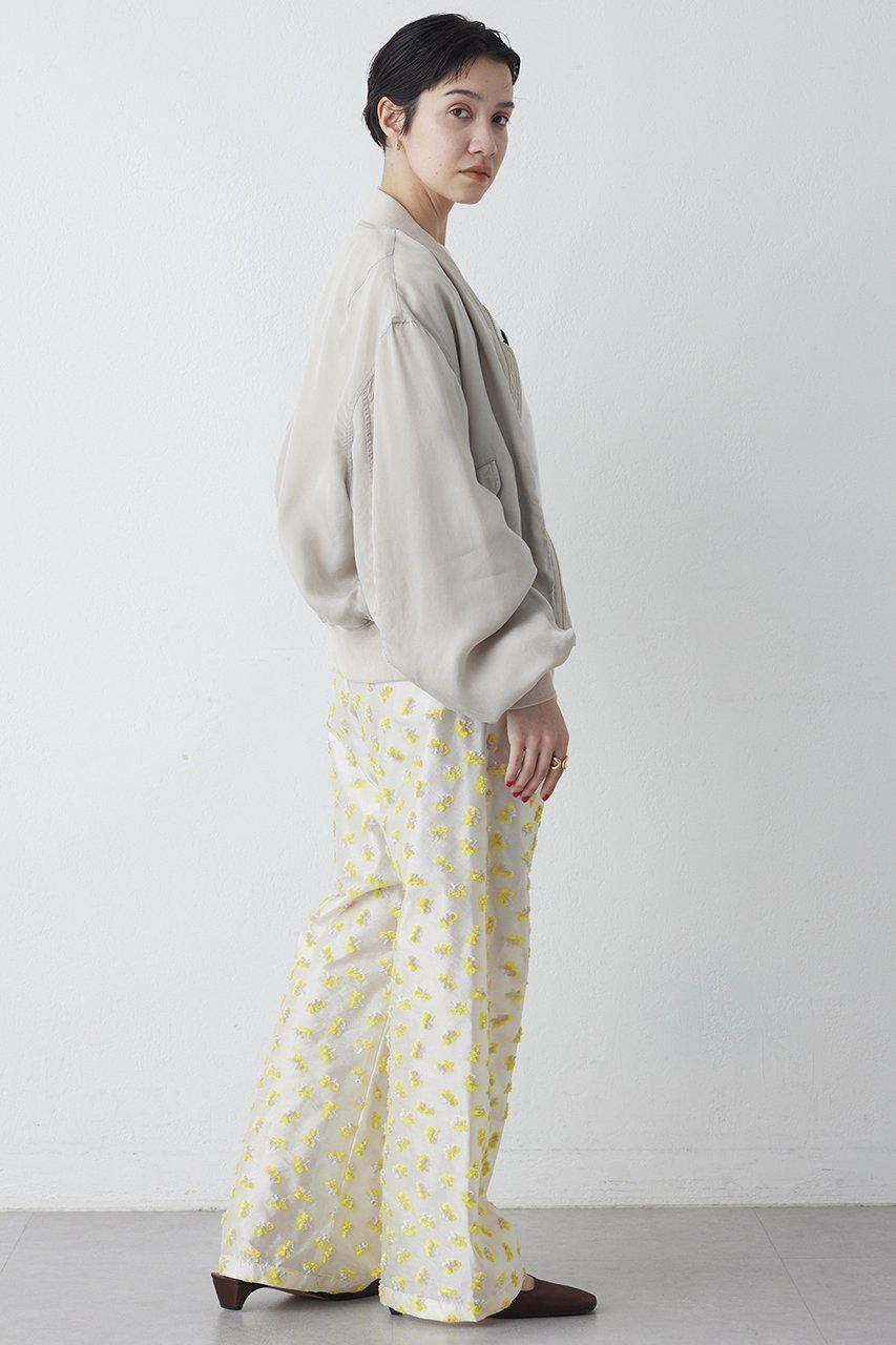 【ウィムガゼット/Whim Gazette】の【THE PAUSE】フラワージャガードパンツ 人気、トレンドファッション・服の通販 founy(ファニー) ファッション Fashion レディースファッション Fashion for Women パンツ Pants & Trousers 2026年 2026 イエロー Yellow オーガンジー Organza Fabric シアー Sheer, See-Through シンプル Simple, Minimal ジャカード/ジャガード Jacquard, Woven Pattern フラワー Flower, Floral 夏 Summer 春 Spring S/S・春夏 SS, Spring/Summer, Warm Season other-4|ID: prp329100004838779 ipo3291000000035260433