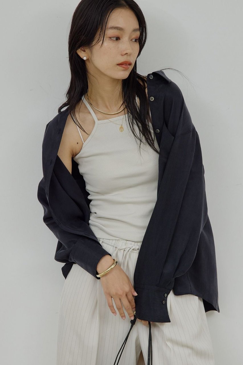 【ガリャルダガランテ/GALLARDAGALANTE】の【セットアップ対応】キュプラブラウス 人気、トレンドファッション・服の通販 founy(ファニー) 　ファッション　Fashion　レディースファッション　Fashion for Women　トップス・カットソー　Cut & Sew Tops　シャツ・ブラウス・オフィスカジュアル　Elegant Blouses & Button-Ups　2026年　2026　おすすめ　Recommended / Our Picks　なめらか　Smooth, Silky Texture　スリーブ　Sleeve, Long Sleeve / Short Sleeve　セットアップ　Set-Up, Coordinated Outfit　ロング　Long, Long-Length　エレガント 上品　Elegant　夏　Summer　春　Spring　S/S・春夏　SS, Spring/Summer, Warm Season　other-5|ID: prp329100004838783 ipo3291000000035260481