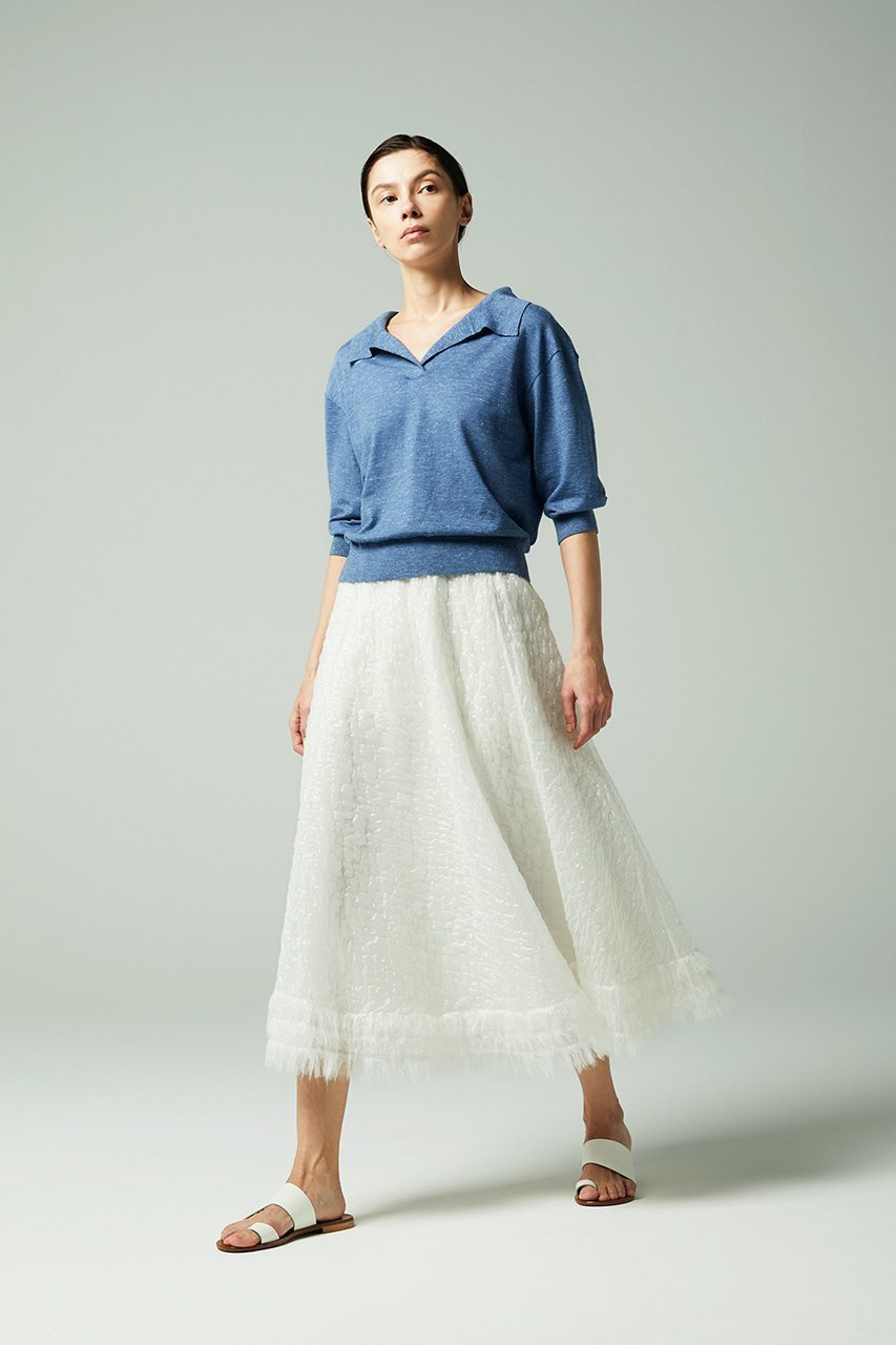 【オーヴィル/EAUVIRE】のカシミヤヘンプニュアンスポロ 人気、トレンドファッション・服の通販 founy(ファニー) 　ファッション　Fashion　レディースファッション　Fashion for Women　トップス・カットソー　Cut & Sew Tops　ニット　Knit Tops & Sweaters　カジュアルプルオーバー・ニットトップス　Pullovers & Knit Tops / Casual Pullovers　2026年　2026　イタリア　Italy　エレガント 上品　Elegant　シルク　Silk, 100% Silk　ドレープ　Drape, Draping Fabric　バランス　Balance, Style Balance　夏　Summer　春　Spring　S/S・春夏　SS, Spring/Summer, Warm Season　other-7|ID: prp329100004838788 ipo3291000000035260532