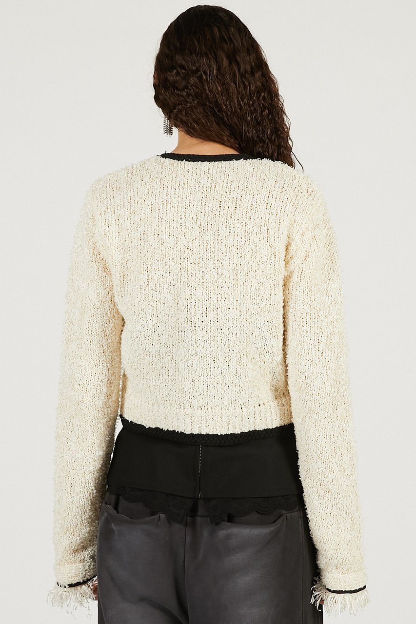 【プランク プロジェクト/PRANK PROJECT】のフロントチャームニットジャケット 人気、トレンドファッション・服の通販 founy(ファニー) 　ファッション　Fashion　レディースファッション　Fashion for Women　アウター　Coat / Outerwear Collection　レディースジャケット・軽アウター　Jackets　コンパクト　Compact, Small Size　ジャケット　Jacket, Outerwear　デニム　Denim, Jeans Material　ハーフ　Half, Half-Length　フロント　Front, Front Design　エレガント 上品　Elegant　新作・新入荷　New Arrivals / New In　other-7|ID: prp329100004838790 ipo3291000000035260551