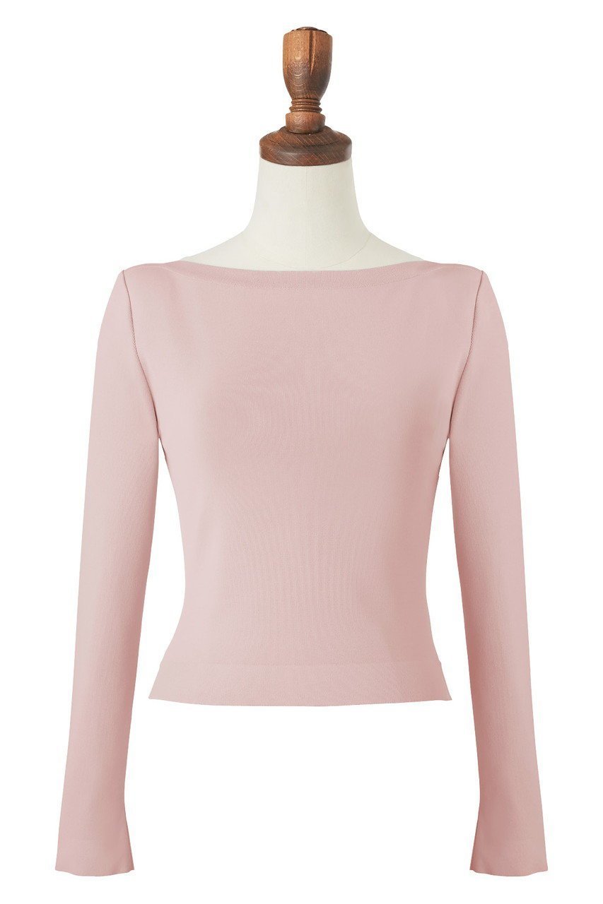 【デイジーリン/DAISY LIN】のKnit Top “Prima Donna” インテリア・キッズ・メンズ・レディースファッション・服の通販 founy(ファニー) 　ファッション　Fashion　レディースファッション　Fashion for Women　トップス・カットソー　Cut & Sew Tops　ニット　Knit Tops & Sweaters　カジュアルプルオーバー・ニットトップス　Pullovers & Knit Tops / Casual Pullovers　インナー　Innerwear　ウォッシャブル　Machine Washable　エレガント 上品　Elegant　シンプル　Simple, Minimal　ストレッチ　Stretch, Stretchy Fabric　デコルテ　Décolleté, Neckline　定番　Standard, Basic Item　なめらか　Smooth, Silky Texture　フィット　Fit, Slim Fit　デイジーベリーニ|ID: prp329100004839286 ipo3291000000036092080