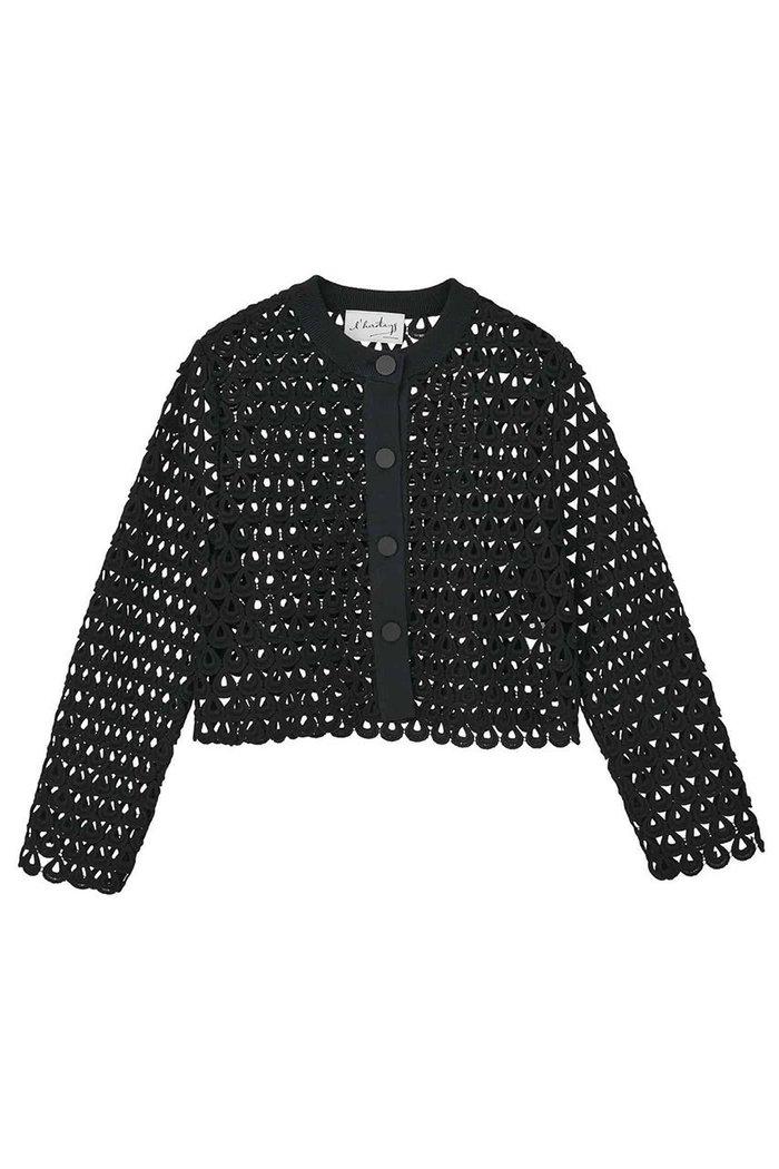 【マルティニーク/martinique】の【l heritage martinique】クロッシェ風レースカーディガン インテリア・キッズ・メンズ・レディースファッション・服の通販 founy(ファニー) https://founy.com/ ファッション Fashion レディースファッション Fashion for Women トップス・カットソー Cut & Sew Tops ニット Knit Tops & Sweaters カーディガン・羽織り Layered Style Cardigans おすすめ Recommended / Our Picks オケージョン Occasion Wear カーディガン Cardigan, Knitwear ジャケット Jacket, Outerwear メタル Metal, Metal Parts レース Lace, Lace Fabric |ID: prp329100004839287 ipo3291000000036092084