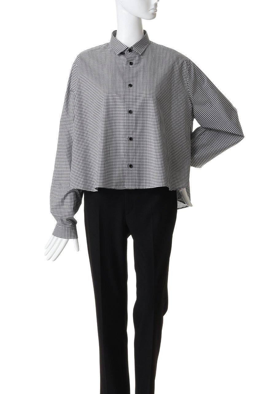 【ザ リラクス/THE RERACS】のコットンレギュラーカラーAラインシャツ 人気、トレンドファッション・服の通販 founy(ファニー) 　ファッション　Fashion　レディースファッション　Fashion for Women　トップス・カットソー　Cut & Sew Tops　シャツ・ブラウス・オフィスカジュアル　Elegant Blouses & Button-Ups　2026年　2026　クラシック　Classic, Timeless Style　スリーブ　Sleeve, Long Sleeve / Short Sleeve　チェック　Check, Plaid, Tartan　バランス　Balance, Style Balance　モダン　Modern, Contemporary　レギュラー　Regular, Standard Fit　ロング　Long, Long-Length　夏　Summer　春　Spring　S/S・春夏　SS, Spring/Summer, Warm Season　other-2|ID: prp329100004840460 ipo3291000000036142290