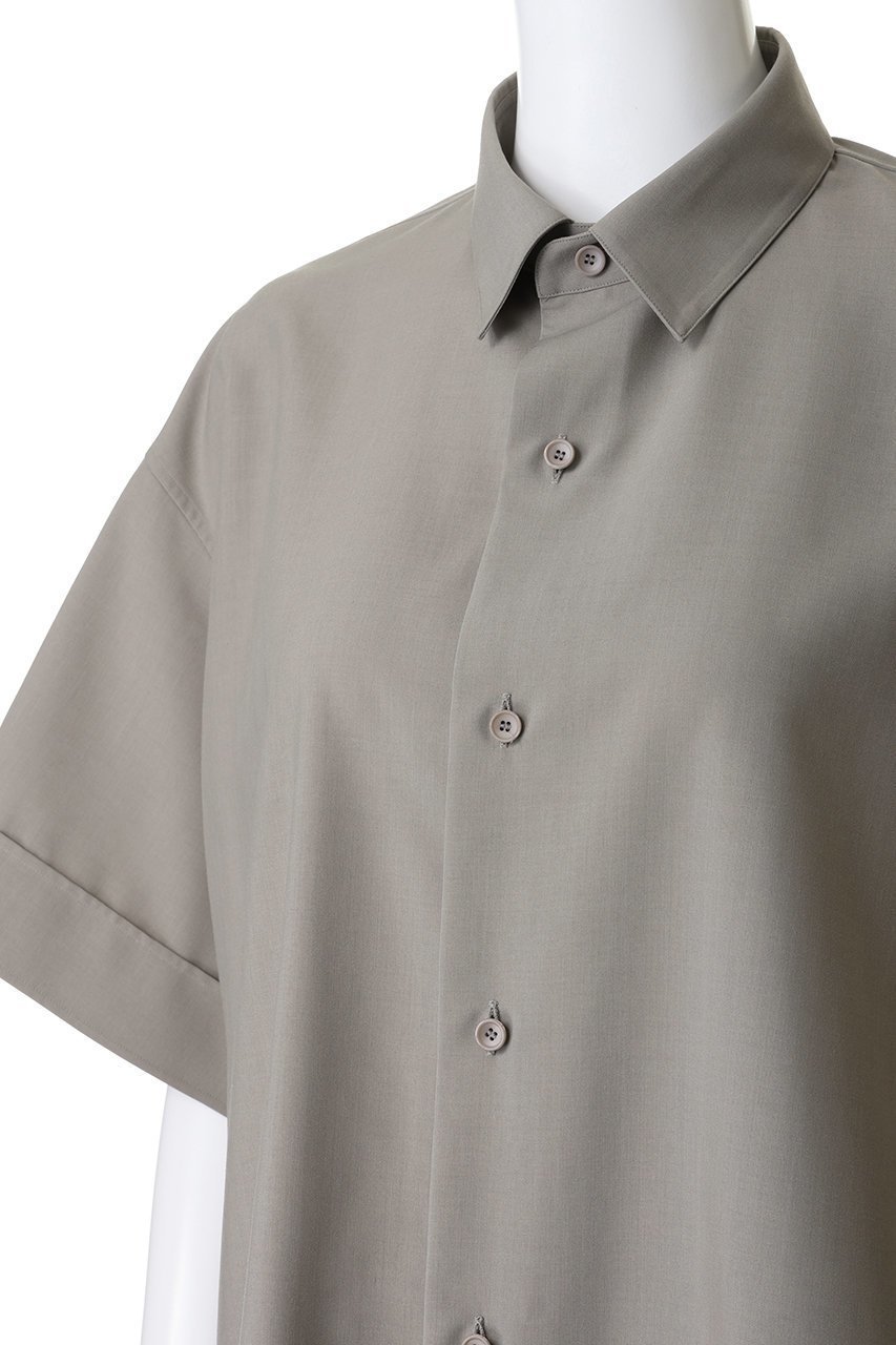 【ザ リラクス/THE RERACS】のショートスリーブパーフェクトシャツ 人気、トレンドファッション・服の通販 founy(ファニー) 　ファッション　Fashion　レディースファッション　Fashion for Women　トップス・カットソー　Cut & Sew Tops　シャツ・ブラウス・オフィスカジュアル　Elegant Blouses & Button-Ups　2026年　2026　ショルダー　Shoulder, Shoulder Strap　ショート　Short, Short Length　スリーブ　Sleeve, Long Sleeve / Short Sleeve　ドロップ　Drop Shoulder, Dropped Style　バランス　Balance, Style Balance　リラックス　Relax, Relaxed Fit　エレガント 上品　Elegant　夏　Summer　春　Spring　S/S・春夏　SS, Spring/Summer, Warm Season　other-5|ID: prp329100004840467 ipo3291000000035360690