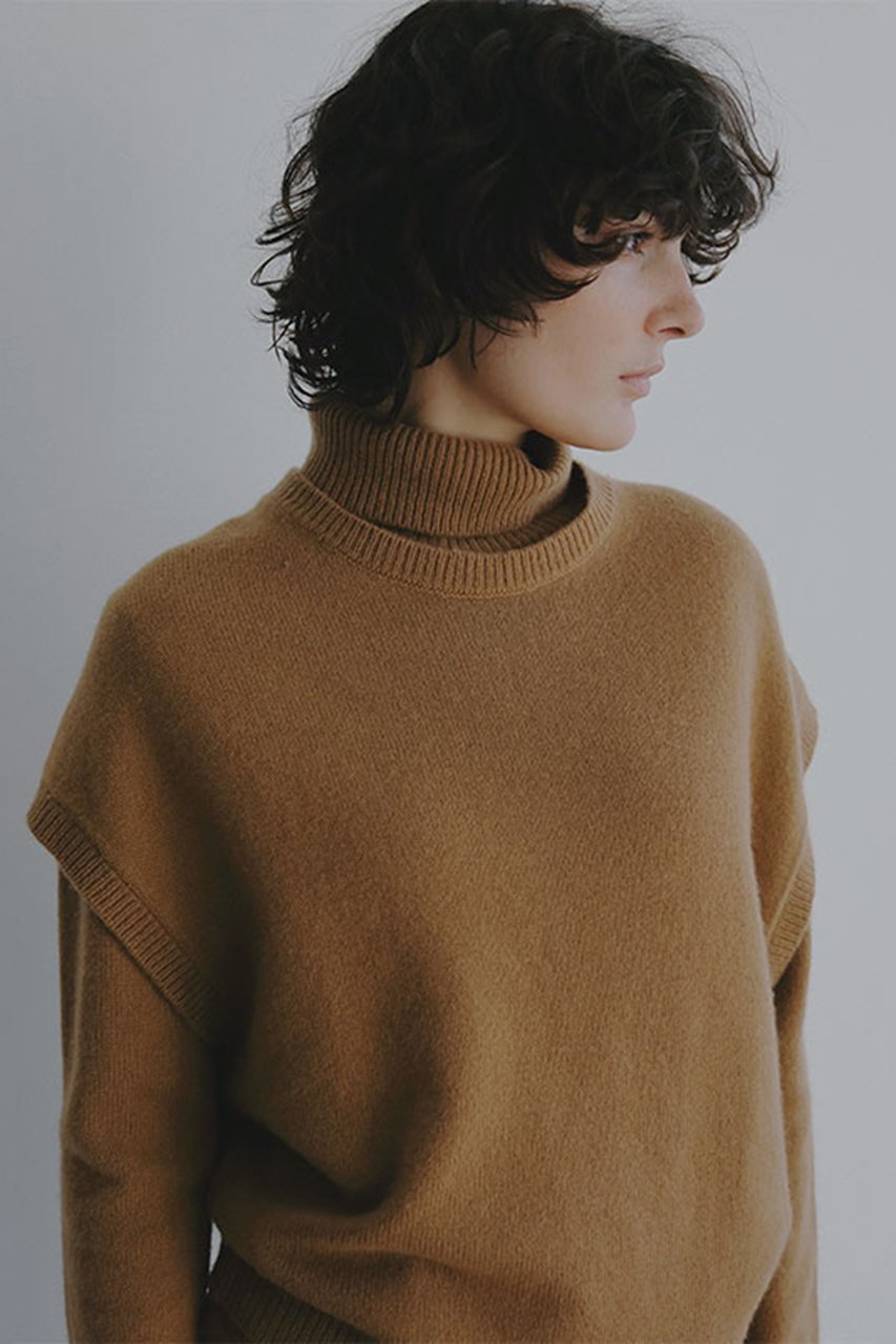 【エトレトウキョウ/ETRE TOKYO】のウールカシミヤスリーブレスニットプルオーバー 人気、トレンドファッション・服の通販 founy(ファニー) ファッション Fashion レディースファッション Fashion for Women トップス・カットソー Cut & Sew Tops ニット Knit Tops & Sweaters カジュアルプルオーバー・ニットトップス Pullovers & Knit Tops / Casual Pullovers なめらか Smooth, Silky Texture ジャケット Jacket, Outerwear スリーブ Sleeve, Long Sleeve / Short Sleeve 新作・新入荷 New Arrivals / New In other-2|ID: prp329100004840486 ipo3291000000035271853