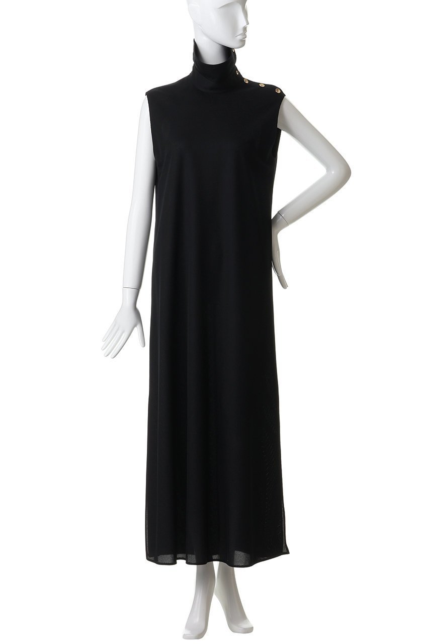 【ザ リラクス/THE RERACS】のハイネックサイドオープンドレス 人気、トレンドファッション・服の通販 founy(ファニー) 　ファッション　Fashion　レディースファッション　Fashion for Women　ワンピース　Dresses　フォーマル・パーティードレス・結婚式用ドレス　Elegant & Casual Dresses　チュニック　Tunic Tops & Dresses　2026年　2026　ショルダー　Shoulder, Shoulder Strap　ジュエリー　Jewelry, Accessories　スリット　Slit, Slit Detail　チュニック　Tunic, Long Top　ドレス　Dress, One-Piece　ロング　Long, Long-Length　夏　Summer　春　Spring　S/S・春夏　SS, Spring/Summer, Warm Season　other-2|ID: prp329100004840492 ipo3291000000035851000