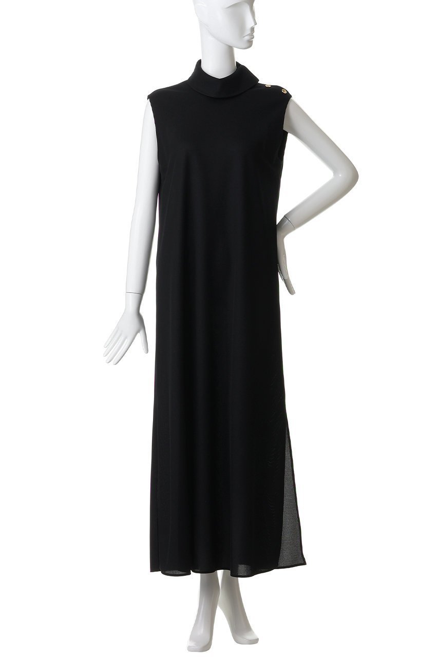 【ザ リラクス/THE RERACS】のハイネックサイドオープンドレス 人気、トレンドファッション・服の通販 founy(ファニー) 　ファッション　Fashion　レディースファッション　Fashion for Women　ワンピース　Dresses　フォーマル・パーティードレス・結婚式用ドレス　Elegant & Casual Dresses　チュニック　Tunic Tops & Dresses　2026年　2026　ショルダー　Shoulder, Shoulder Strap　ジュエリー　Jewelry, Accessories　スリット　Slit, Slit Detail　チュニック　Tunic, Long Top　ドレス　Dress, One-Piece　ロング　Long, Long-Length　夏　Summer　春　Spring　S/S・春夏　SS, Spring/Summer, Warm Season　other-7|ID: prp329100004840492 ipo3291000000035851009