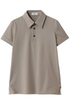 【ザ リラクス/THE RERACS】のレギュラーカラーポロドレスブラウス サンドストーン|ID: prp329100004840497 ipo3291000000035271918