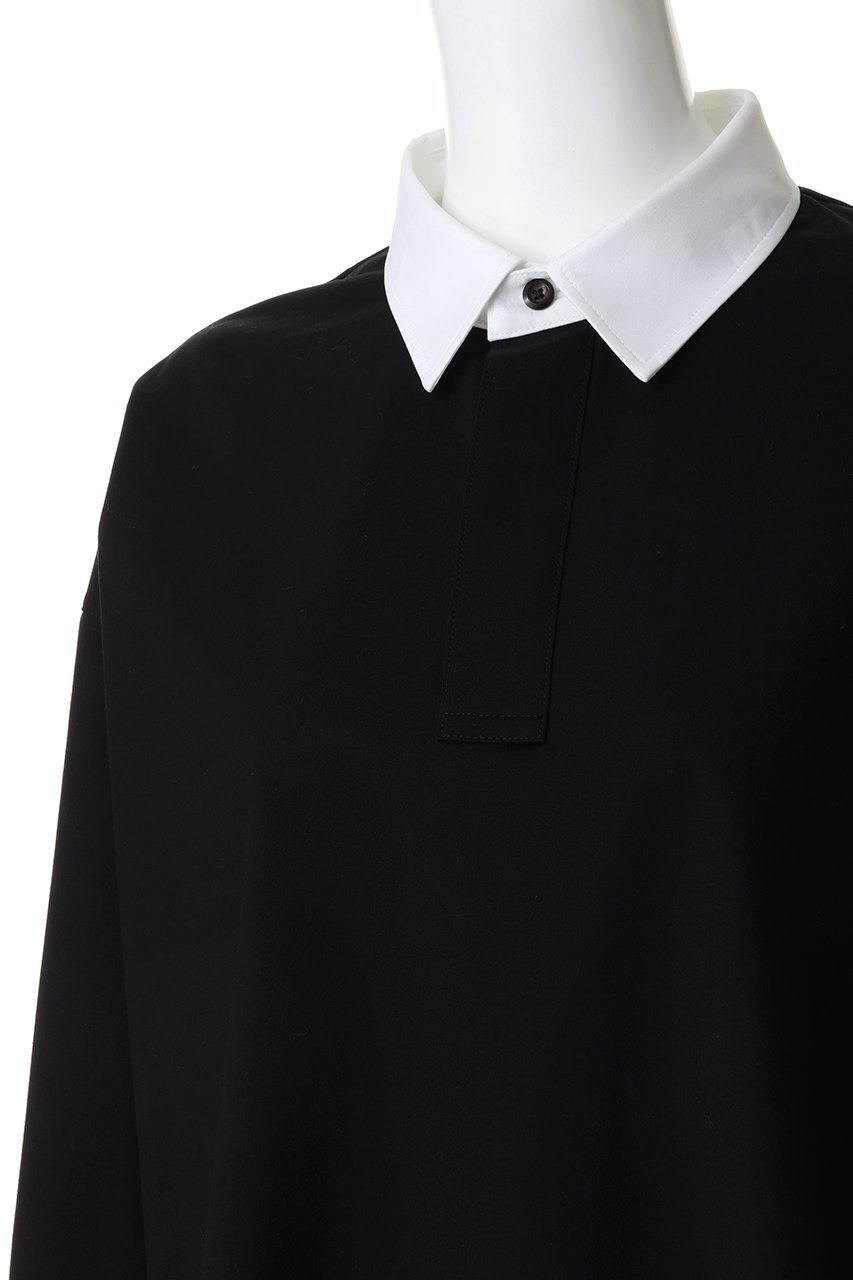 【ザ リラクス/THE RERACS】のロングスリーブクレリックポロシャツ 人気、トレンドファッション・服の通販 founy(ファニー) 　ファッション　Fashion　レディースファッション　Fashion for Women　トップス・カットソー　Cut & Sew Tops　シャツ・ブラウス・オフィスカジュアル　Elegant Blouses & Button-Ups　ポロシャツ・きれいめカジュアル　Smart-Casual Polo Tops　2026年　2026　ポロシャツ　Polo Shirt, Collared Tee　夏　Summer　春　Spring　S/S・春夏　SS, Spring/Summer, Warm Season　other-5|ID: prp329100004840500 ipo3291000000036030779