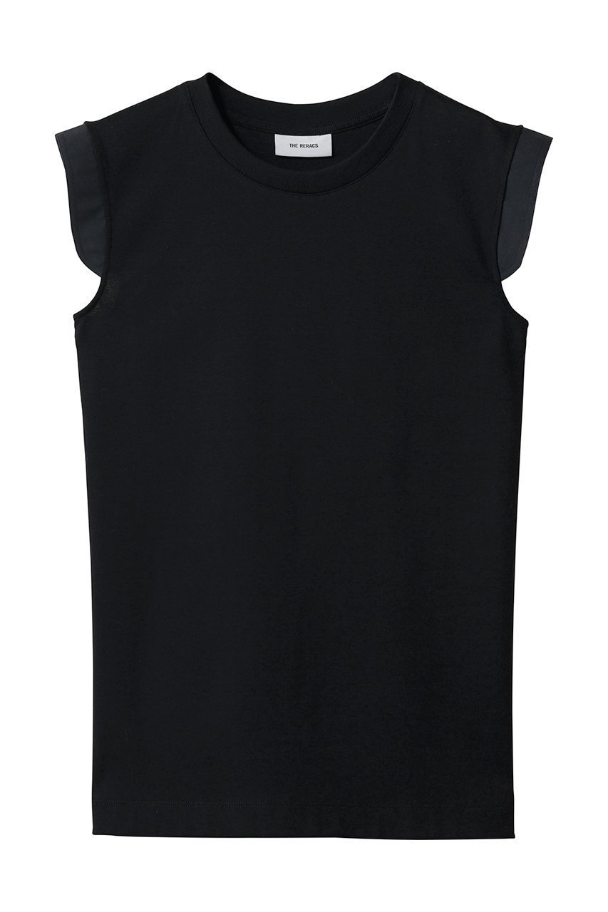 【ザ リラクス/THE RERACS】のショルダースイッチングタンクトップ 人気、トレンドファッション・服の通販 founy(ファニー) 　ファッション　Fashion　レディースファッション　Fashion for Women　トップス・カットソー　Cut & Sew Tops　キャミソール&ノースリーブ　Camisoles & Sleeveless Tops　シャツ・ブラウス・オフィスカジュアル　Elegant Blouses & Button-Ups　ロングTシャツ・Tシャツ　Longline T-Shirts & Tees　カットソー・ベーシックTシャツ　Cut-and-Sewn Tops / Stretch Tees & Basics　2026年　2026　なめらか　Smooth, Silky Texture　インナー　Innerwear　キャミソール　Camisole, Spaghetti Strap Top　コンパクト　Compact, Small Size　ショルダー　Shoulder, Shoulder Strap　シンプル　Simple, Minimal　ジャケット　Jacket, Outerwear　タンク　Tank Top, Sleeveless Top　バランス　Balance, Style Balance　夏　Summer　春　Spring　S/S・春夏　SS, Spring/Summer, Warm Season　 other-1|ID: prp329100004840510 ipo3291000000035468268