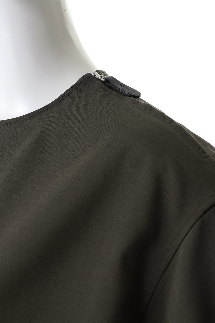 【ザ リラクス/THE RERACS】のショートスリーブサイドジップドレス 人気、トレンドファッション・服の通販 founy(ファニー) 　ファッション　Fashion　レディースファッション　Fashion for Women　ワンピース　Dresses　フォーマル・パーティードレス・結婚式用ドレス　Elegant & Casual Dresses　チュニック　Tunic Tops & Dresses　2026年　2026　シューズ　Shoes, Footwear　シンプル　Simple, Minimal　ジップ　Zip, Zipper　スリット　Slit, Slit Detail　スリーブ　Sleeve, Long Sleeve / Short Sleeve　チュニック　Tunic, Long Top　ドレス　Dress, One-Piece　ロング　Long, Long-Length　夏　Summer　春　Spring　S/S・春夏　SS, Spring/Summer, Warm Season　other-6|ID: prp329100004840523 ipo3291000000035272111