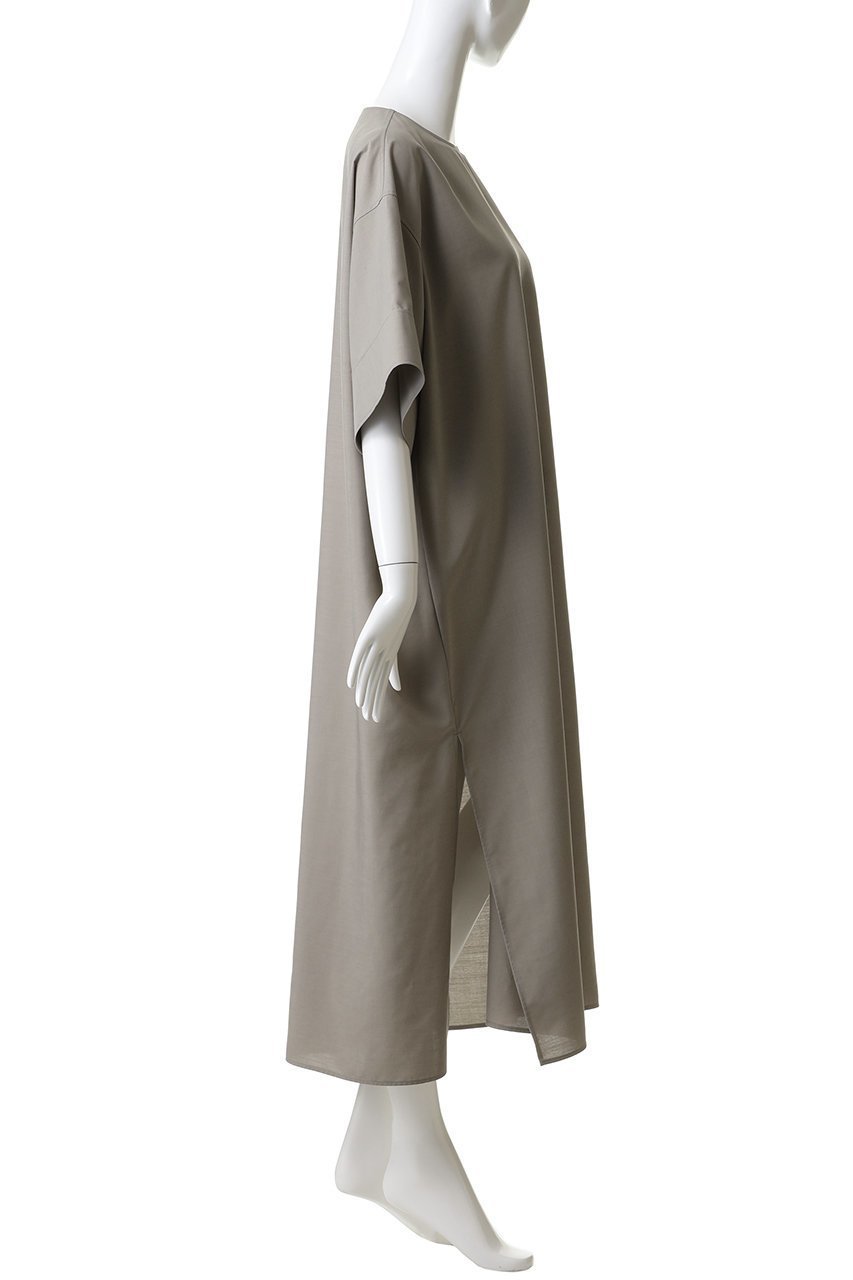 【ザ リラクス/THE RERACS】のショートスリーブサイドジップドレス 人気、トレンドファッション・服の通販 founy(ファニー) 　ファッション　Fashion　レディースファッション　Fashion for Women　ワンピース　Dresses　フォーマル・パーティードレス・結婚式用ドレス　Elegant & Casual Dresses　チュニック　Tunic Tops & Dresses　2026年　2026　シューズ　Shoes, Footwear　シンプル　Simple, Minimal　ジップ　Zip, Zipper　スリット　Slit, Slit Detail　スリーブ　Sleeve, Long Sleeve / Short Sleeve　チュニック　Tunic, Long Top　ドレス　Dress, One-Piece　ロング　Long, Long-Length　夏　Summer　春　Spring　S/S・春夏　SS, Spring/Summer, Warm Season　other-3|ID: prp329100004840523 ipo3291000000035360729