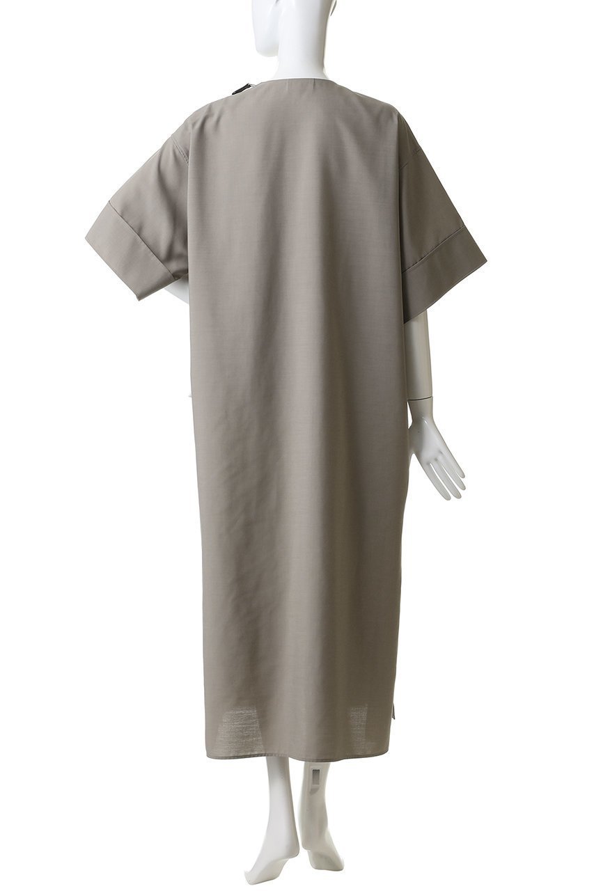 【ザ リラクス/THE RERACS】のショートスリーブサイドジップドレス 人気、トレンドファッション・服の通販 founy(ファニー) 　ファッション　Fashion　レディースファッション　Fashion for Women　ワンピース　Dresses　フォーマル・パーティードレス・結婚式用ドレス　Elegant & Casual Dresses　チュニック　Tunic Tops & Dresses　2026年　2026　シューズ　Shoes, Footwear　シンプル　Simple, Minimal　ジップ　Zip, Zipper　スリット　Slit, Slit Detail　スリーブ　Sleeve, Long Sleeve / Short Sleeve　チュニック　Tunic, Long Top　ドレス　Dress, One-Piece　ロング　Long, Long-Length　夏　Summer　春　Spring　S/S・春夏　SS, Spring/Summer, Warm Season　other-4|ID: prp329100004840523 ipo3291000000035360730