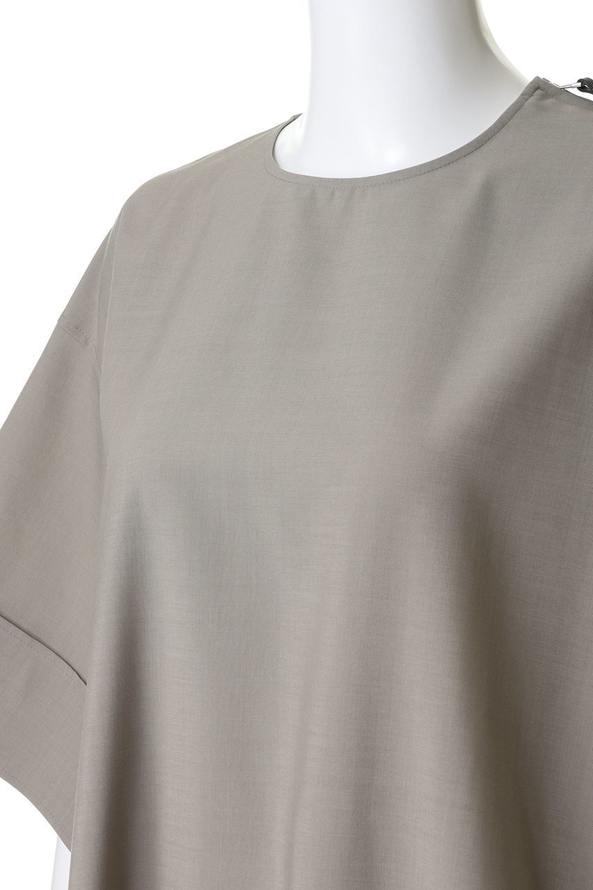 【ザ リラクス/THE RERACS】のショートスリーブサイドジップドレス 人気、トレンドファッション・服の通販 founy(ファニー) 　ファッション　Fashion　レディースファッション　Fashion for Women　ワンピース　Dresses　フォーマル・パーティードレス・結婚式用ドレス　Elegant & Casual Dresses　チュニック　Tunic Tops & Dresses　2026年　2026　シューズ　Shoes, Footwear　シンプル　Simple, Minimal　ジップ　Zip, Zipper　スリット　Slit, Slit Detail　スリーブ　Sleeve, Long Sleeve / Short Sleeve　チュニック　Tunic, Long Top　ドレス　Dress, One-Piece　ロング　Long, Long-Length　夏　Summer　春　Spring　S/S・春夏　SS, Spring/Summer, Warm Season　other-5|ID: prp329100004840523 ipo3291000000035360731