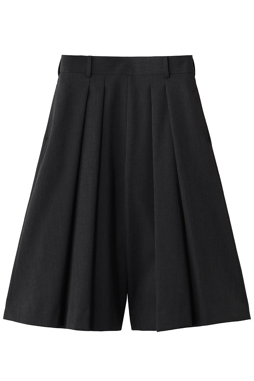 【ザ リラクス/THE RERACS】のディープタックキュロットパンツ インテリア・キッズ・メンズ・レディースファッション・服の通販 founy(ファニー) 　ファッション　Fashion　レディースファッション　Fashion for Women　スカート　Skirts　パンツ　Pants & Trousers　ショートパンツ・ハーフパンツ　High-Waisted & Relaxed Shorts　2026年　2026　キュロット　Culottes, Wide Shorts　ショート　Short, Short Length　マニッシュ　Mannish, Boyish　夏　Summer　春　Spring　S/S・春夏　SS, Spring/Summer, Warm Season　トップグレー|ID: prp329100004840536 ipo3291000000036030843