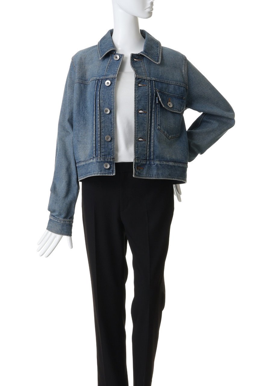 【ザ リラクス/THE RERACS】のタイトフィットショートJEANジャケット 人気、トレンドファッション・服の通販 founy(ファニー) 　ファッション　Fashion　レディースファッション　Fashion for Women　アウター　Coat / Outerwear Collection　レディースジャケット・軽アウター　Jackets　2026年　2026　ショート　Short, Short Length　ジャケット　Jacket, Outerwear　バランス　Balance, Style Balance　フラップ　Flap, Flap Pocket　フレア　Flare, Flared　ポケット　Pocket, Pocket Detail　人気　Popular, Best Seller　夏　Summer　春　Spring　S/S・春夏　SS, Spring/Summer, Warm Season　other-7|ID: prp329100004840545 ipo3291000000036142427