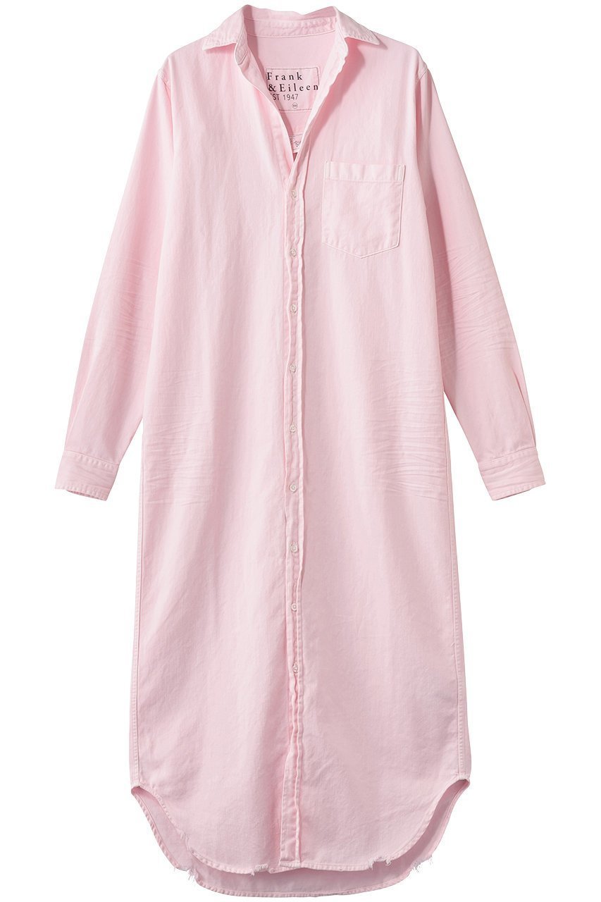 【フランク&アイリーン/Frank&Eileen】のRORY イタリアンフェイマスカラーデニム ロングシャツ インテリア・キッズ・メンズ・レディースファッション・服の通販 founy(ファニー) ファッション Fashion レディースファッション Fashion for Women トップス・カットソー Cut & Sew Tops シャツ・ブラウス・オフィスカジュアル Elegant Blouses & Button-Ups 2026年 2026 スリーブ Sleeve, Long Sleeve / Short Sleeve ロング Long, Long-Length 夏 Summer 春 Spring S/S・春夏 SS, Spring/Summer, Warm Season ライトピンク|ID: prp329100004840559 ipo3291000000035272322