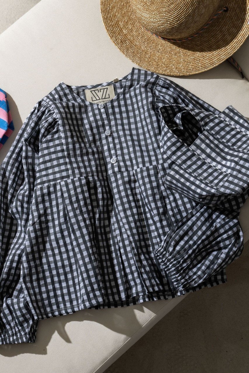 【エスゼット ブロックプリント/SZ Blockprints】のMINI MAINE TOTE GINGHAM トートバッグ 人気、トレンドファッション・服の通販 founy(ファニー) 　ファッション　Fashion　レディースファッション　Fashion for Women　バッグ　Bags　2026年　2026　ギンガム　Gingham, Gingham Fabric　コンパクト　Compact, Small Size　チェック　Check, Plaid, Tartan　フォルム　Silhouette, Form　モダン　Modern, Contemporary　ワイド　Wide, Wide Fit　夏　Summer　春　Spring　S/S・春夏　SS, Spring/Summer, Warm Season　other-6|ID: prp329100004840587 ipo3291000000035272505