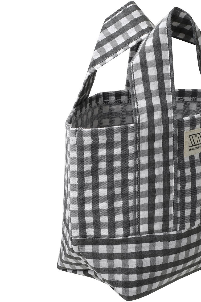 【エスゼット ブロックプリント/SZ Blockprints】のMINI MAINE TOTE GINGHAM トートバッグ 人気、トレンドファッション・服の通販 founy(ファニー) 　ファッション　Fashion　レディースファッション　Fashion for Women　バッグ　Bags　2026年　2026　ギンガム　Gingham, Gingham Fabric　コンパクト　Compact, Small Size　チェック　Check, Plaid, Tartan　フォルム　Silhouette, Form　モダン　Modern, Contemporary　ワイド　Wide, Wide Fit　夏　Summer　春　Spring　S/S・春夏　SS, Spring/Summer, Warm Season　other-4|ID: prp329100004840587 ipo3291000000036142565
