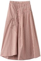 【マーレット/MERLETTE】のSABINE アシンメトリーギャザーストライプスカート 人気、トレンドファッション・服の通販 founy(ファニー) ファッション Fashion レディースファッション Fashion for Women スカート Skirts ロングスカート Long Skirts / Maxi & Midi Skirts 2026年 2026 アシンメトリー Asymmetrical Style ギャザー Gathered, Ruffled ストライプ Stripe, Striped Pattern モダン Modern, Contemporary リラックス Relax, Relaxed Fit ロング Long, Long-Length 夏 Summer 春 Spring S/S・春夏 SS, Spring/Summer, Warm Season |ID:prp329100004840591