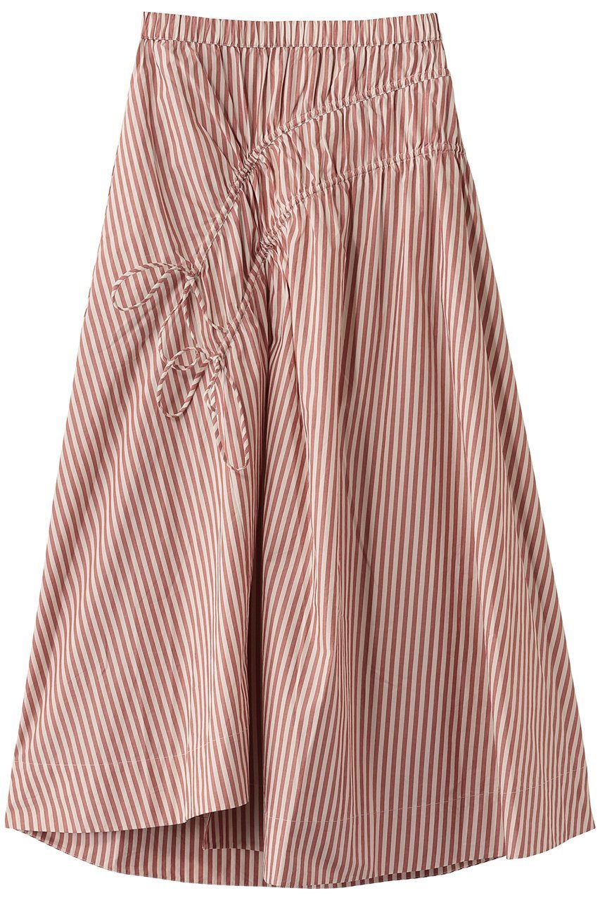 【マーレット/MERLETTE】のSABINE アシンメトリーギャザーストライプスカート 人気、トレンドファッション・服の通販 founy(ファニー) 　ファッション　Fashion　レディースファッション　Fashion for Women　スカート　Skirts　ロングスカート　Long Skirts / Maxi & Midi Skirts　2026年　2026　アシンメトリー　Asymmetrical Style　ギャザー　Gathered, Ruffled　ストライプ　Stripe, Striped Pattern　モダン　Modern, Contemporary　リラックス　Relax, Relaxed Fit　ロング　Long, Long-Length　夏　Summer　春　Spring　S/S・春夏　SS, Spring/Summer, Warm Season　 other-1|ID: prp329100004840591 ipo3291000000035272524