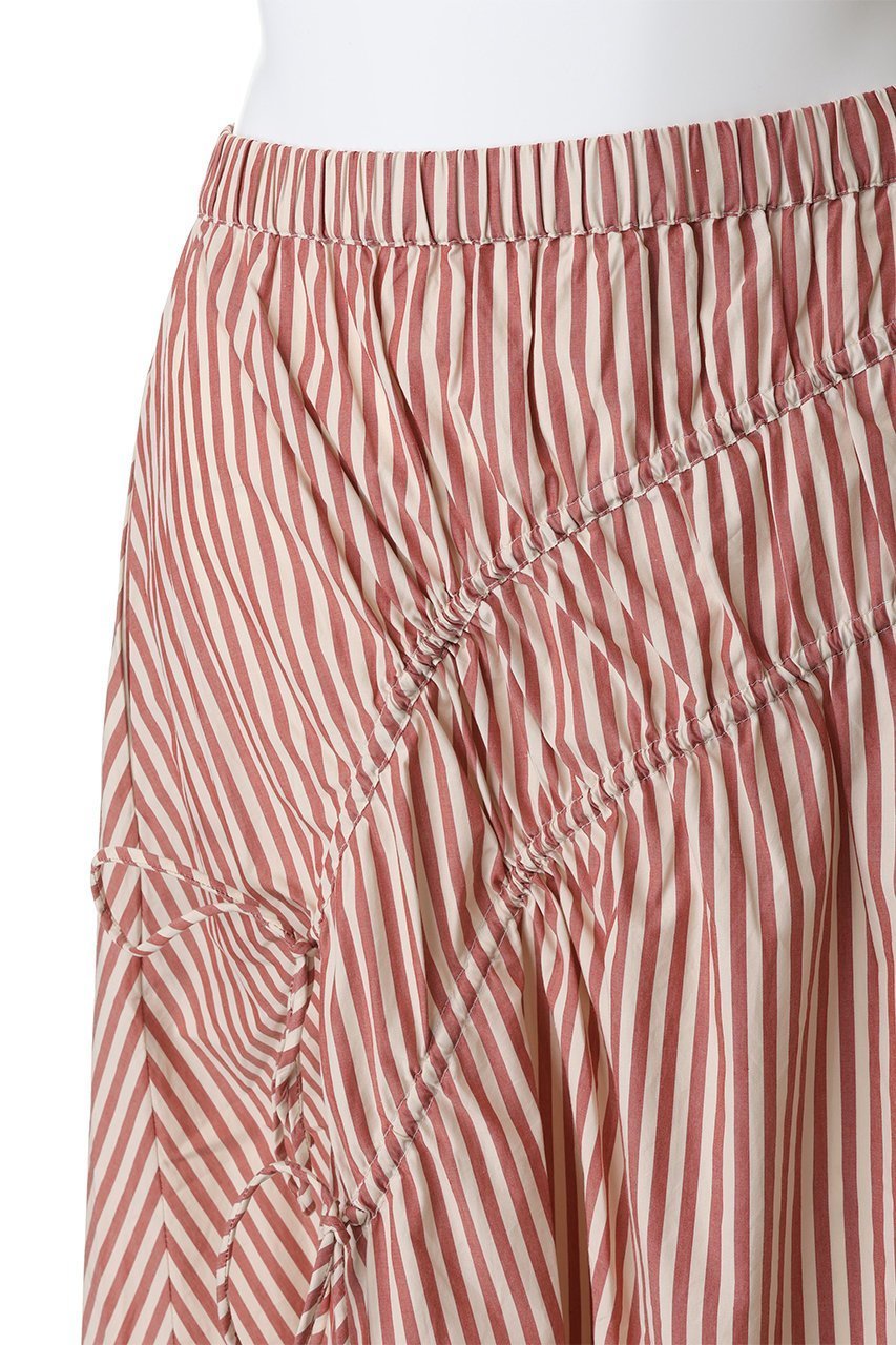 【マーレット/MERLETTE】のSABINE アシンメトリーギャザーストライプスカート 人気、トレンドファッション・服の通販 founy(ファニー) 　ファッション　Fashion　レディースファッション　Fashion for Women　スカート　Skirts　ロングスカート　Long Skirts / Maxi & Midi Skirts　2026年　2026　アシンメトリー　Asymmetrical Style　ギャザー　Gathered, Ruffled　ストライプ　Stripe, Striped Pattern　モダン　Modern, Contemporary　リラックス　Relax, Relaxed Fit　ロング　Long, Long-Length　夏　Summer　春　Spring　S/S・春夏　SS, Spring/Summer, Warm Season　other-5|ID: prp329100004840591 ipo3291000000036168264