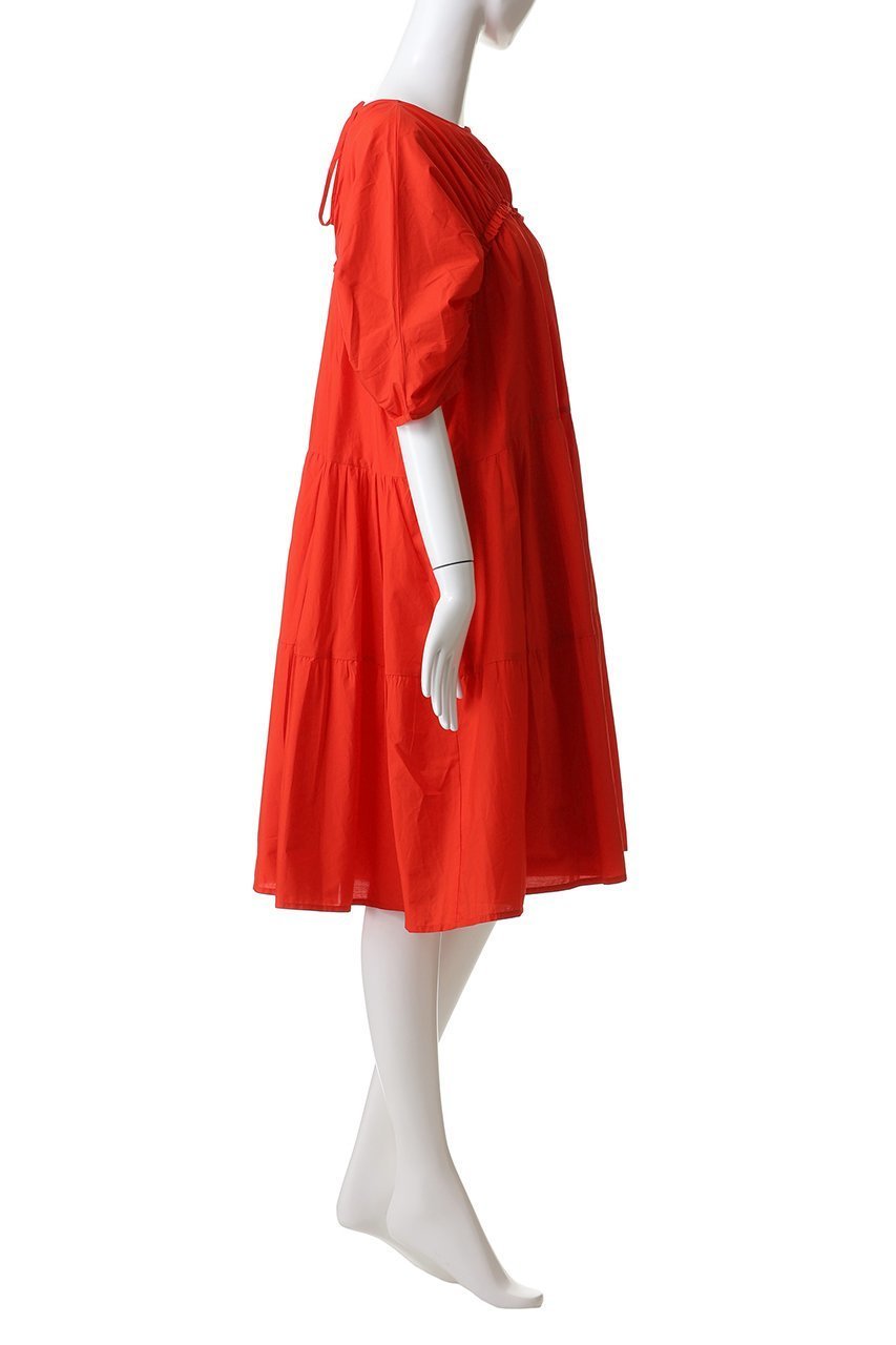 【マーレット/MERLETTE】のINES ギャザースリーブ ティアードドレス 人気、トレンドファッション・服の通販 founy(ファニー) 　ファッション　Fashion　レディースファッション　Fashion for Women　ワンピース　Dresses　フォーマル・パーティードレス・結婚式用ドレス　Elegant & Casual Dresses　チュニック　Tunic Tops & Dresses　2026年　2026　ギャザー　Gathered, Ruffled　スリーブ　Sleeve, Long Sleeve / Short Sleeve　チュニック　Tunic, Long Top　ティアード　Tiered, Tiered Style　ドレス　Dress, One-Piece　パーティ　Party, Party Style　フェミニン　Feminine, Girly　リボン　Ribbon, Bow　夏　Summer　春　Spring　S/S・春夏　SS, Spring/Summer, Warm Season　other-3|ID: prp329100004840592 ipo3291000000036168271