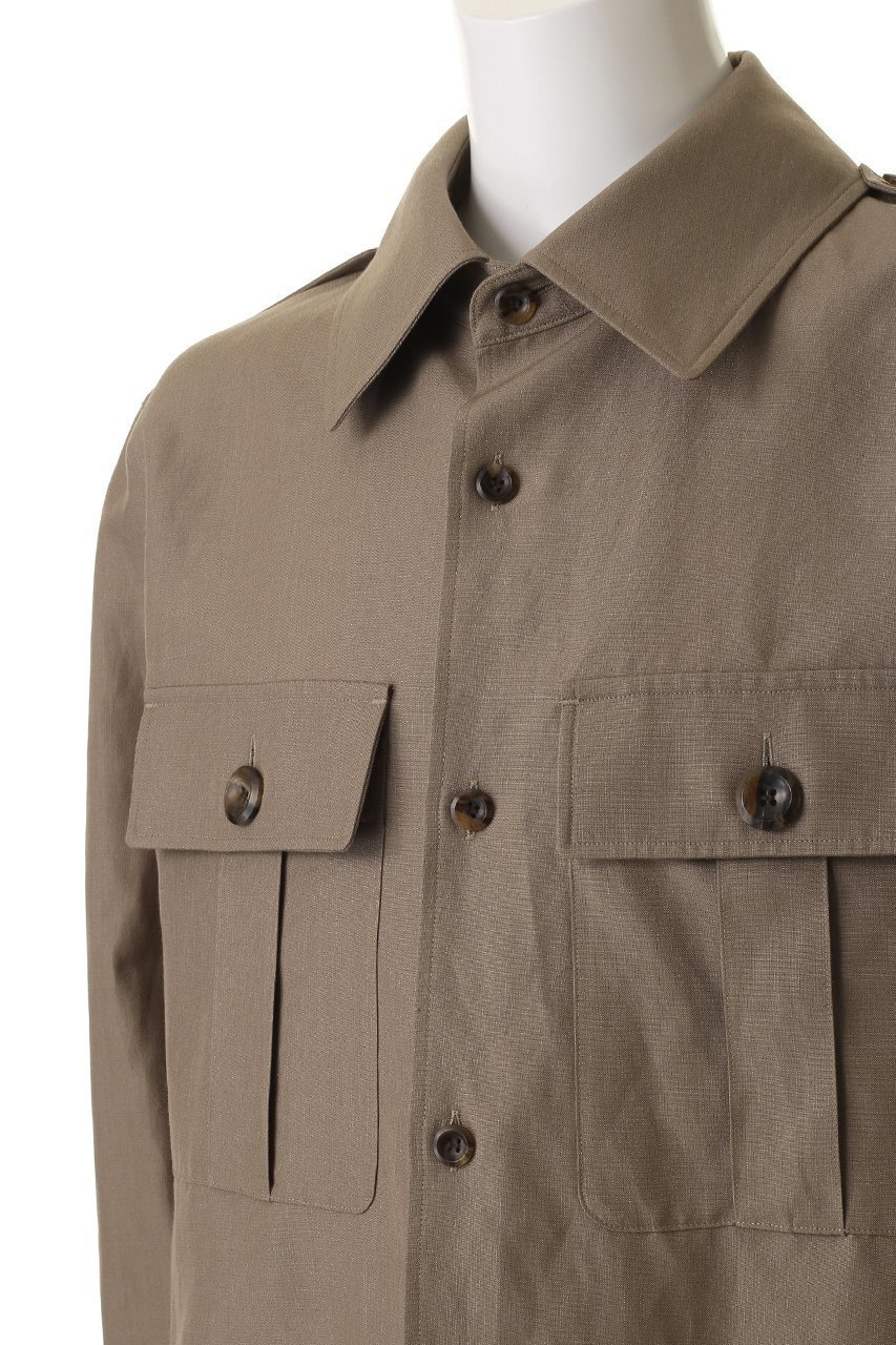 【ザ リラクス/THE RERACS / MEN】の【MEN】CPO カーディガンブラウス 人気、トレンドファッション・服の通販 founy(ファニー) 　ファッション　Fashion　メンズファッション　Fashion for Men　2026年　2026　カーディガン　Cardigan, Knitwear　ジャケット　Jacket, Outerwear　スリーブ　Sleeve, Long Sleeve / Short Sleeve　フラップ　Flap, Flap Pocket　ポケット　Pocket, Pocket Detail　モダン　Modern, Contemporary　ロング　Long, Long-Length　夏　Summer　春　Spring　S/S・春夏　SS, Spring/Summer, Warm Season　other-5|ID: prp329100004840603 ipo3291000000035272706