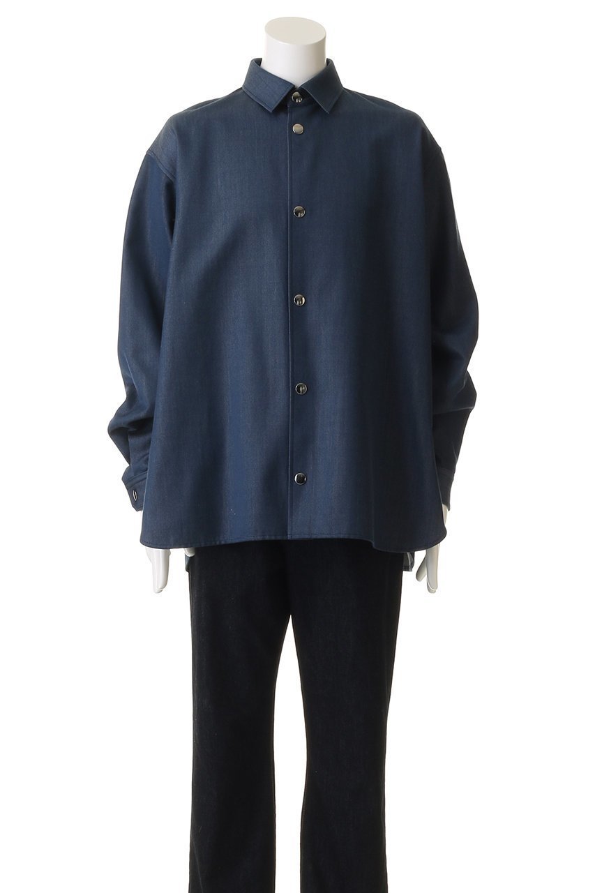 【ザ リラクス/THE RERACS / MEN】の【MEN】デニムシャツ 人気、トレンドファッション・服の通販 founy(ファニー) 　ファッション　Fashion　メンズファッション　Fashion for Men　2026年　2026　スリーブ　Sleeve, Long Sleeve / Short Sleeve　デニム　Denim, Jeans Material　リラックス　Relax, Relaxed Fit　ロング　Long, Long-Length　夏　Summer　春　Spring　S/S・春夏　SS, Spring/Summer, Warm Season　other-2|ID: prp329100004840604 ipo3291000000036142659