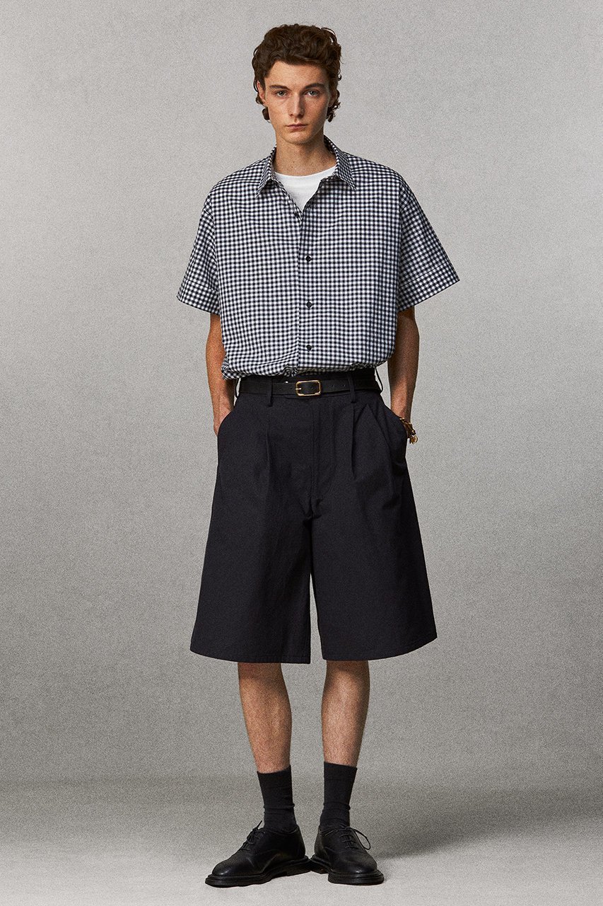 【ザ リラクス/THE RERACS / MEN】の【MEN】ワイドショートタックパンツ 人気、トレンドファッション・服の通販 founy(ファニー) ファッション Fashion メンズファッション Fashion for Men ボトムス Bottoms ハーフパンツ・ショートパンツ Shorts & Half Pants 2026年 2026 おすすめ Recommended / Our Picks ショート Short, Short Length モダン Modern, Contemporary ワイド Wide, Wide Fit 夏 Summer 春 Spring S/S・春夏 SS, Spring/Summer, Warm Season other-6|ID: prp329100004840614 ipo3291000000035272822