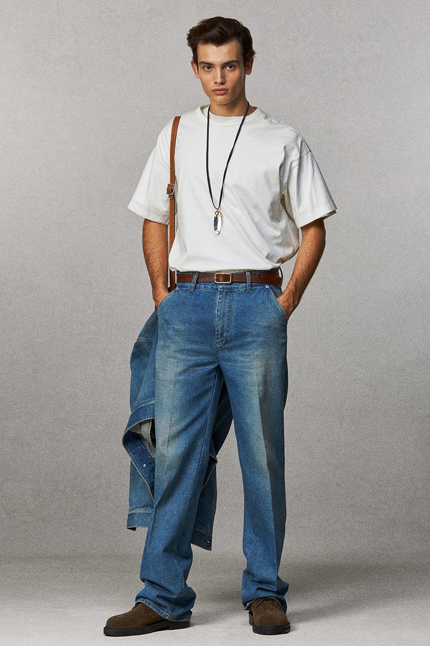 【ザ リラクス/THE RERACS / MEN】の【MEN】デニムストレートパンツ 人気、トレンドファッション・服の通販 founy(ファニー) 　ファッション　Fashion　メンズファッション　Fashion for Men　ボトムス　Bottoms　デニムパンツ・ジーンズ　Denim Pants　2026年　2026　ジャケット　Jacket, Outerwear　ストレート　Straight, Straight Cut　スマート　Smart, Elegant　センター　Center, Center Line　デニム　Denim, Jeans Material　フィット　Fit, Slim Fit　夏　Summer　春　Spring　S/S・春夏　SS, Spring/Summer, Warm Season　other-7|ID: prp329100004840615 ipo3291000000035272831