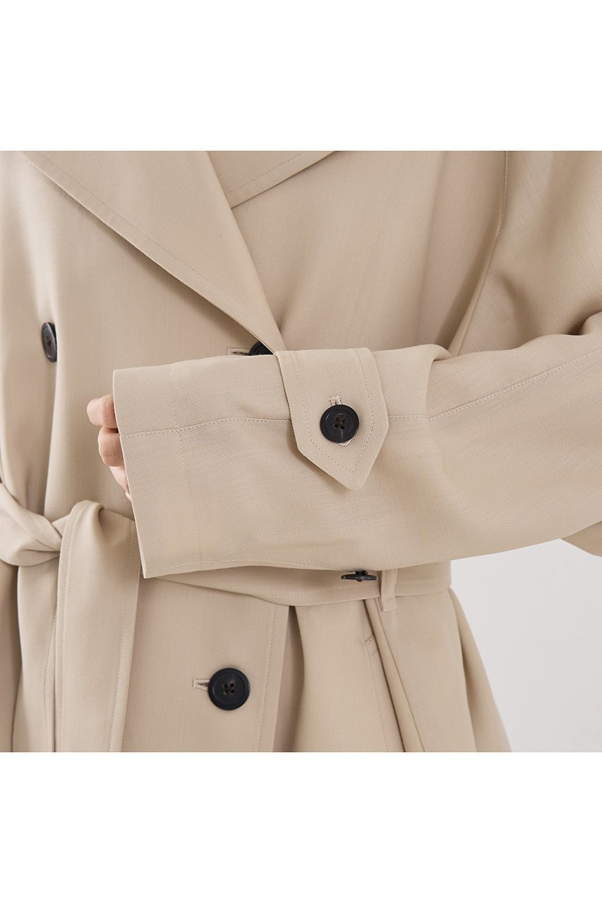 【ザ ストア バイ シー/THE STORE by C】の【COCUCA】ショートトレンチコート 人気、トレンドファッション・服の通販 founy(ファニー) 　ファッション　Fashion　レディースファッション　Fashion for Women　アウター　Coat / Outerwear Collection　コート・ロングコート・ピーコート　Long Coats, Peacoats & More　トレンチコート / 春秋の定番アウター　Trench Coats　2026年　2026　ショート　Short, Short Length　シンプル　Simple, Minimal　スタンド　Stand Collar, Upright Stand　スーツ　Suit, Formalwear　ツイル　Twist, Twisted Detail　別注　Limited Edition, Custom Order　夏　Summer　春　Spring　S/S・春夏　SS, Spring/Summer, Warm Season　防寒　Cold Protection, Winter-Ready　other-8|ID: prp329100004840623 ipo3291000000035851642