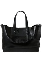 【メゾン マルジェラ/MAISON MARGIELA】の【UNISEX】SHOPPING HORIZONTAL トートバッグ ミディアム ブラック/ブラック|ID: prp329100004843161 ipo3291000000035818881