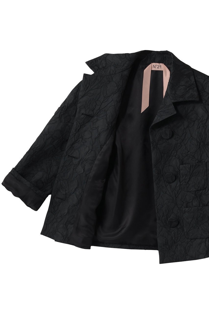 【ヌメロ ヴェントゥーノ/N°21】のショート ジャケット 人気、トレンドファッション・服の通販 founy(ファニー) 　ファッション　Fashion　レディースファッション　Fashion for Women　アウター　Coat / Outerwear Collection　レディースジャケット・軽アウター　Jackets　2026年　2026　クラシック　Classic, Timeless Style　ショート　Short, Short Length　ジャカード／ジャガード　Jacquard, Woven Pattern　ジャケット　Jacket, Outerwear　ポケット　Pocket, Pocket Detail　モダン　Modern, Contemporary　ビジネス 仕事 通勤　Business / Work / Commuting　夏　Summer　春　Spring　S/S・春夏　SS, Spring/Summer, Warm Season　羽織　Haori, Light Jacket　other-6|ID: prp329100004843163 ipo3291000000035290417