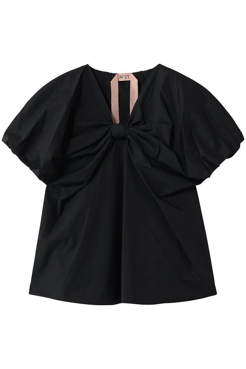 【ヌメロ ヴェントゥーノ/N°21】のフロントタイ ボリューム ブラウス 人気、トレンドファッション・服の通販 founy(ファニー) 　ファッション　Fashion　レディースファッション　Fashion for Women　トップス・カットソー　Cut & Sew Tops　シャツ・ブラウス・オフィスカジュアル　Elegant Blouses & Button-Ups　2026年　2026　ショート　Short, Short Length　スリーブ　Sleeve, Long Sleeve / Short Sleeve　フェミニン　Feminine, Girly　フロント　Front, Front Design　マキシ　Maxi, Full Length　モダン　Modern, Contemporary　リボン　Ribbon, Bow　夏　Summer　春　Spring　S/S・春夏　SS, Spring/Summer, Warm Season　 other-1|ID: prp329100004843164 ipo3291000000035290419