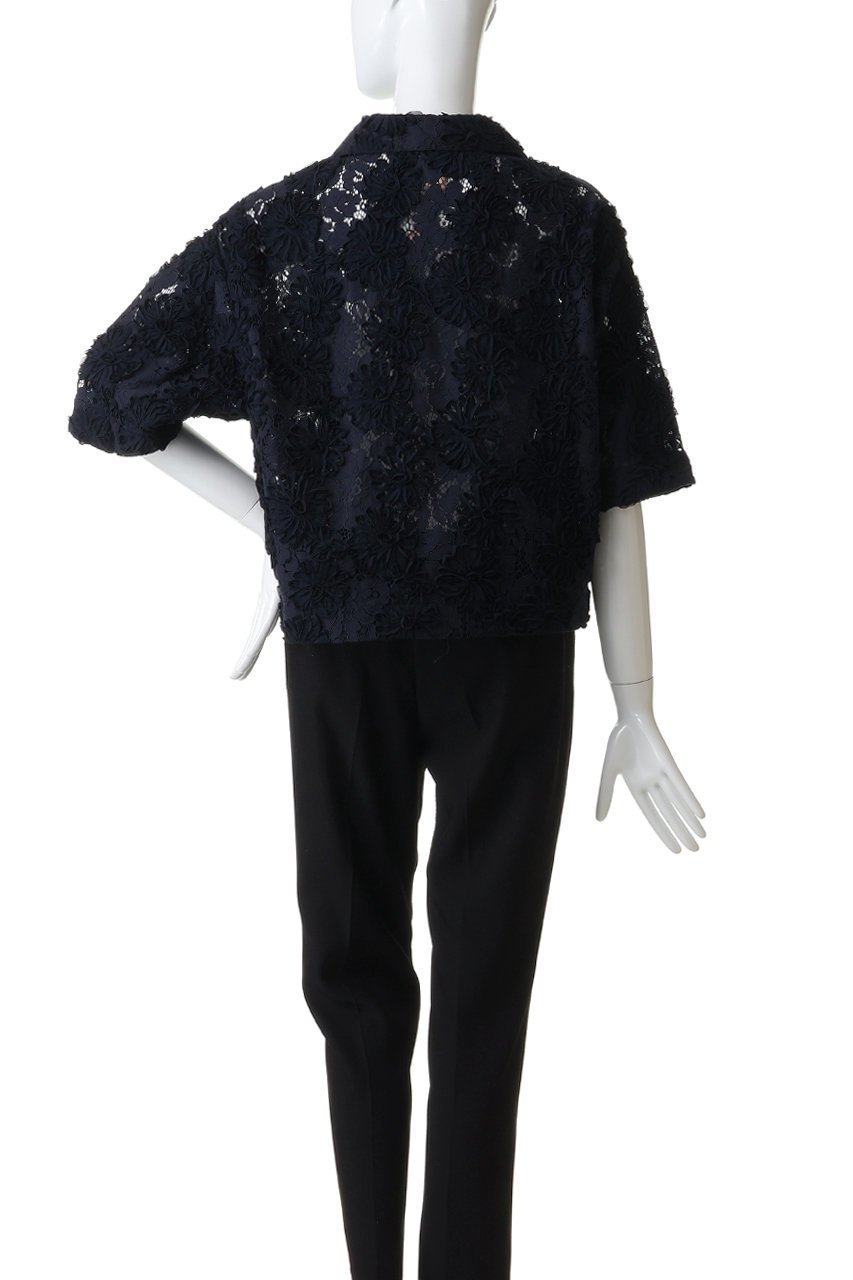 【ヌメロ ヴェントゥーノ/N°21】のフラワーエンブロイダリーポロシャツ 人気、トレンドファッション・服の通販 founy(ファニー) 　ファッション　Fashion　レディースファッション　Fashion for Women　トップス・カットソー　Cut & Sew Tops　シャツ・ブラウス・オフィスカジュアル　Elegant Blouses & Button-Ups　ポロシャツ・きれいめカジュアル　Smart-Casual Polo Tops　2026年　2026　スポーティ　Sporty, Casual Athletic　スリーブ　Sleeve, Long Sleeve / Short Sleeve　フォルム　Silhouette, Form　フラワー　Flower, Floral　ポロシャツ　Polo Shirt, Collared Tee　ワイド　Wide, Wide Fit　夏　Summer　春　Spring　S/S・春夏　SS, Spring/Summer, Warm Season　other-4|ID: prp329100004843165 ipo3291000000035977682