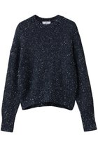 【プルミエ アロンディスモン/1er Arrondissement】のラメノットスパンコールニットプルオーバー ネイビー|ID:prp329100004843175