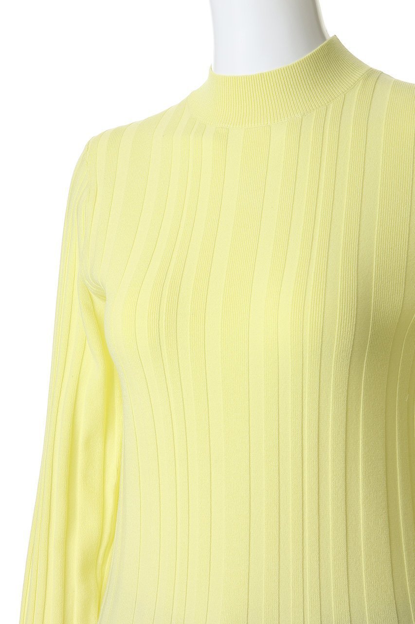 【アルアバイル/allureville】のストライプモックNC プルオーバー 人気、トレンドファッション・服の通販 founy(ファニー) ファッション Fashion レディースファッション Fashion for Women トップス・カットソー Cut & Sew Tops ニット Knit Tops & Sweaters カジュアルプルオーバー・ニットトップス Pullovers & Knit Tops / Casual Pullovers 2026年 2026 イエロー Yellow シンプル Simple, Minimal ストライプ Stripe, Striped Pattern スリット Slit, Slit Detail ベーシック Basic, Essential 夏 Summer 春 Spring S/S・春夏 SS, Spring/Summer, Warm Season other-5|ID: prp329100004843176 ipo3291000000035290583