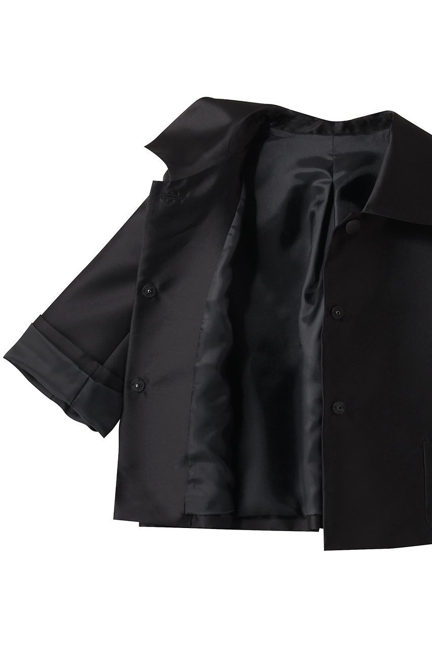 【ジェイドット/j.】のシルクコンパクトジャケット 人気、トレンドファッション・服の通販 founy(ファニー) 　ファッション　Fashion　レディースファッション　Fashion for Women　アウター　Coat / Outerwear Collection　レディースジャケット・軽アウター　Jackets　ショート　Short, Short Length　シルク　Silk, 100% Silk　ジャケット　Jacket, Outerwear　パーティ　Party, Party Style　フォルム　Silhouette, Form　ラグジュアリー　Luxury, Elegant　リュクス　Luxury, Elegant, High-End, Chic　今季　This Season, Current Season　新作・新入荷　New Arrivals / New In　other-6|ID: prp329100004843178 ipo3291000000035290604