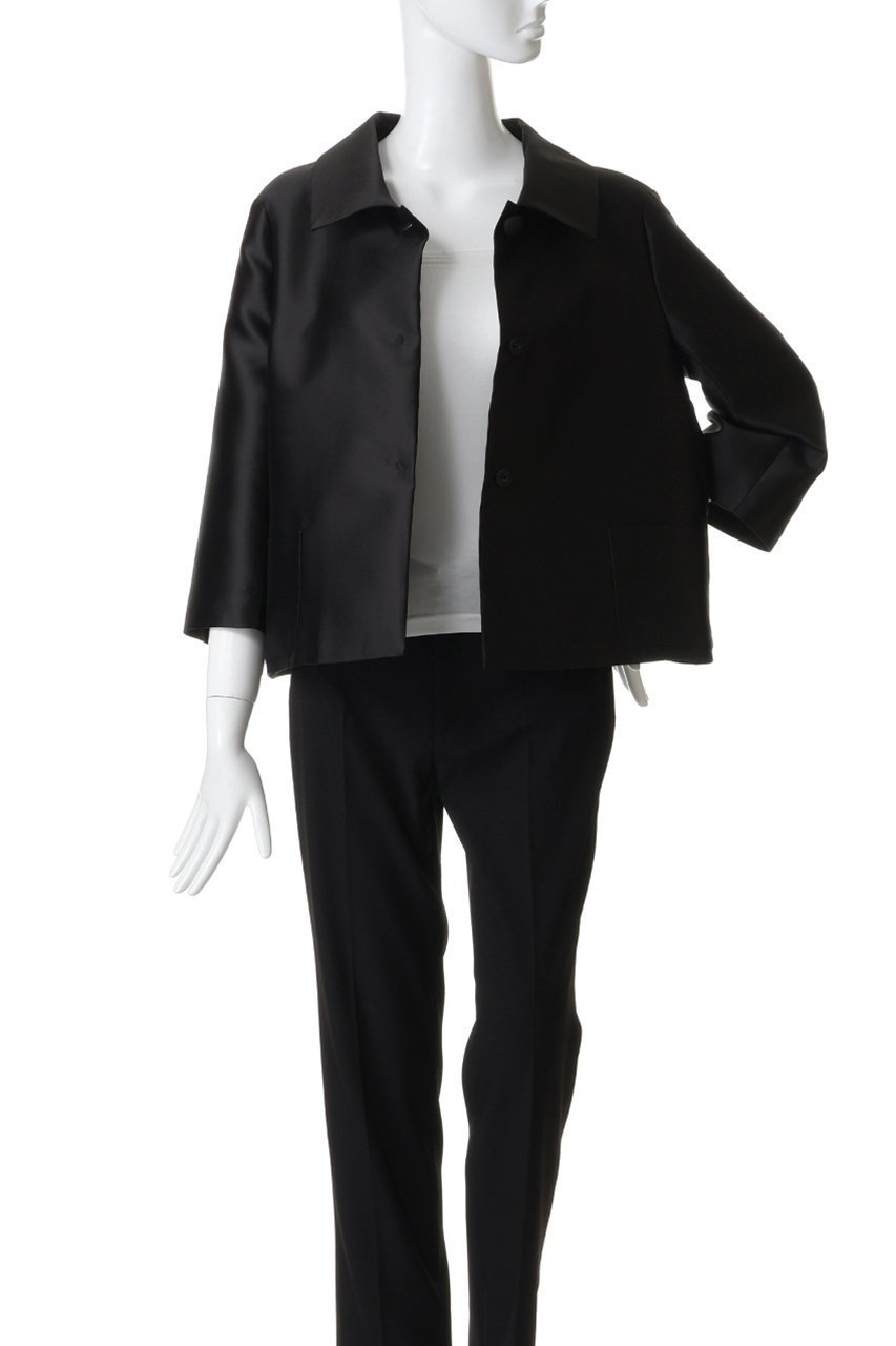 【ジェイドット/j.】のシルクコンパクトジャケット 人気、トレンドファッション・服の通販 founy(ファニー) 　ファッション　Fashion　レディースファッション　Fashion for Women　アウター　Coat / Outerwear Collection　レディースジャケット・軽アウター　Jackets　ショート　Short, Short Length　シルク　Silk, 100% Silk　ジャケット　Jacket, Outerwear　パーティ　Party, Party Style　フォルム　Silhouette, Form　ラグジュアリー　Luxury, Elegant　リュクス　Luxury, Elegant, High-End, Chic　今季　This Season, Current Season　新作・新入荷　New Arrivals / New In　other-7|ID: prp329100004843178 ipo3291000000035290606
