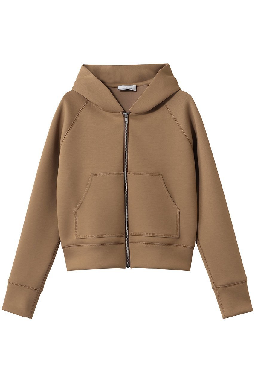 【ジェイドット/j.】のスポンジジャージー ジップアップパーカー 人気、トレンドファッション・服の通販 founy(ファニー) 　ファッション　Fashion　レディースファッション　Fashion for Women　トップス・カットソー　Cut & Sew Tops　シャツ・ブラウス・オフィスカジュアル　Elegant Blouses & Button-Ups　レディースパーカー・カジュアルフーディー　Casual Hoodies & Sweatshirts　ロングTシャツ・Tシャツ　Longline T-Shirts & Tees　スウェット・クルーネックトップス　Sweatshirts & Crewnecks / Relaxed Fit Sweat Tops　カットソー・ベーシックTシャツ　Cut-and-Sewn Tops / Stretch Tees & Basics　おすすめ　Recommended / Our Picks　なめらか　Smooth, Silky Texture　クッション　Cushion, Throw Pillow　コンパクト　Compact, Small Size　ショート　Short, Short Length　シンプル　Simple, Minimal　ドレープ　Drape, Draping Fabric　フィット　Fit, Slim Fit　新作・新入荷　New Arrivals / New In　 other-1|ID: prp329100004843180 ipo3291000000035290620