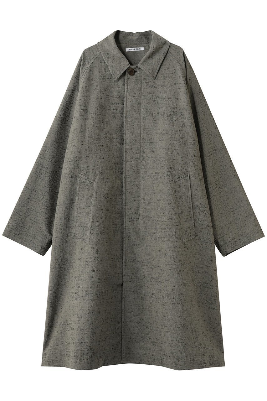 【セブン バイ セブン/SEVEN BY SEVEN / MEN】の【MEN】BAL COLLAR コート インテリア・キッズ・メンズ・レディースファッション・服の通販 founy(ファニー) 　ファッション　Fashion　メンズファッション　Fashion for Men　2026年　2026　クラシカル　Classical, Vintage-Inspired　バランス　Balance, Style Balance　ビジネス 仕事 通勤　Business / Work / Commuting　ポケット　Pocket, Pocket Detail　モダン　Modern, Contemporary　ロング　Long, Long-Length　夏　Summer　春　Spring　S/S・春夏　SS, Spring/Summer, Warm Season　オリーブ|ID: prp329100004843194 ipo3291000000035977803