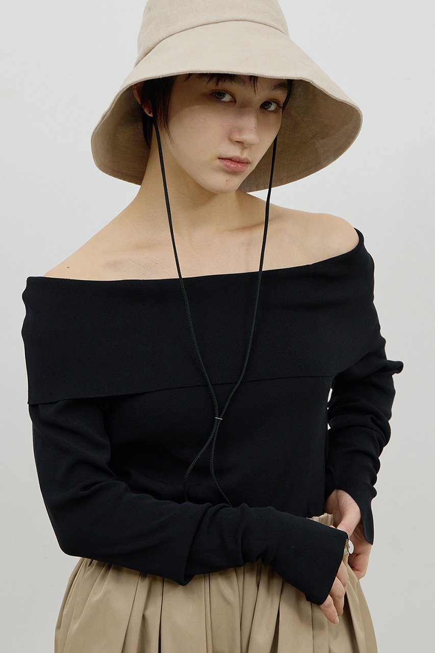 【ガリャルダガランテ/GALLARDAGALANTE】のオフショルニット 人気、トレンドファッション・服の通販 founy(ファニー) 　ファッション　Fashion　レディースファッション　Fashion for Women　トップス・カットソー　Cut & Sew Tops　ニット　Knit Tops & Sweaters　カジュアルプルオーバー・ニットトップス　Pullovers & Knit Tops / Casual Pullovers　2026年　2026　エレガント 上品　Elegant　シンプル　Simple, Minimal　スリット　Slit, Slit Detail　バランス　Balance, Style Balance　ワイド　Wide, Wide Fit　今季　This Season, Current Season　夏　Summer　春　Spring　S/S・春夏　SS, Spring/Summer, Warm Season　other-4|ID: prp329100004843198 ipo3291000000035293841