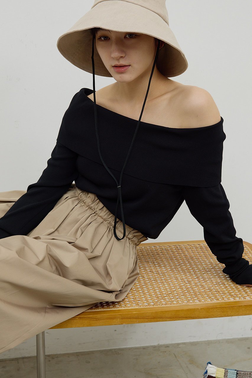 【ガリャルダガランテ/GALLARDAGALANTE】のオフショルニット 人気、トレンドファッション・服の通販 founy(ファニー) 　ファッション　Fashion　レディースファッション　Fashion for Women　トップス・カットソー　Cut & Sew Tops　ニット　Knit Tops & Sweaters　カジュアルプルオーバー・ニットトップス　Pullovers & Knit Tops / Casual Pullovers　2026年　2026　エレガント 上品　Elegant　シンプル　Simple, Minimal　スリット　Slit, Slit Detail　バランス　Balance, Style Balance　ワイド　Wide, Wide Fit　今季　This Season, Current Season　夏　Summer　春　Spring　S/S・春夏　SS, Spring/Summer, Warm Season　other-6|ID: prp329100004843198 ipo3291000000035443727