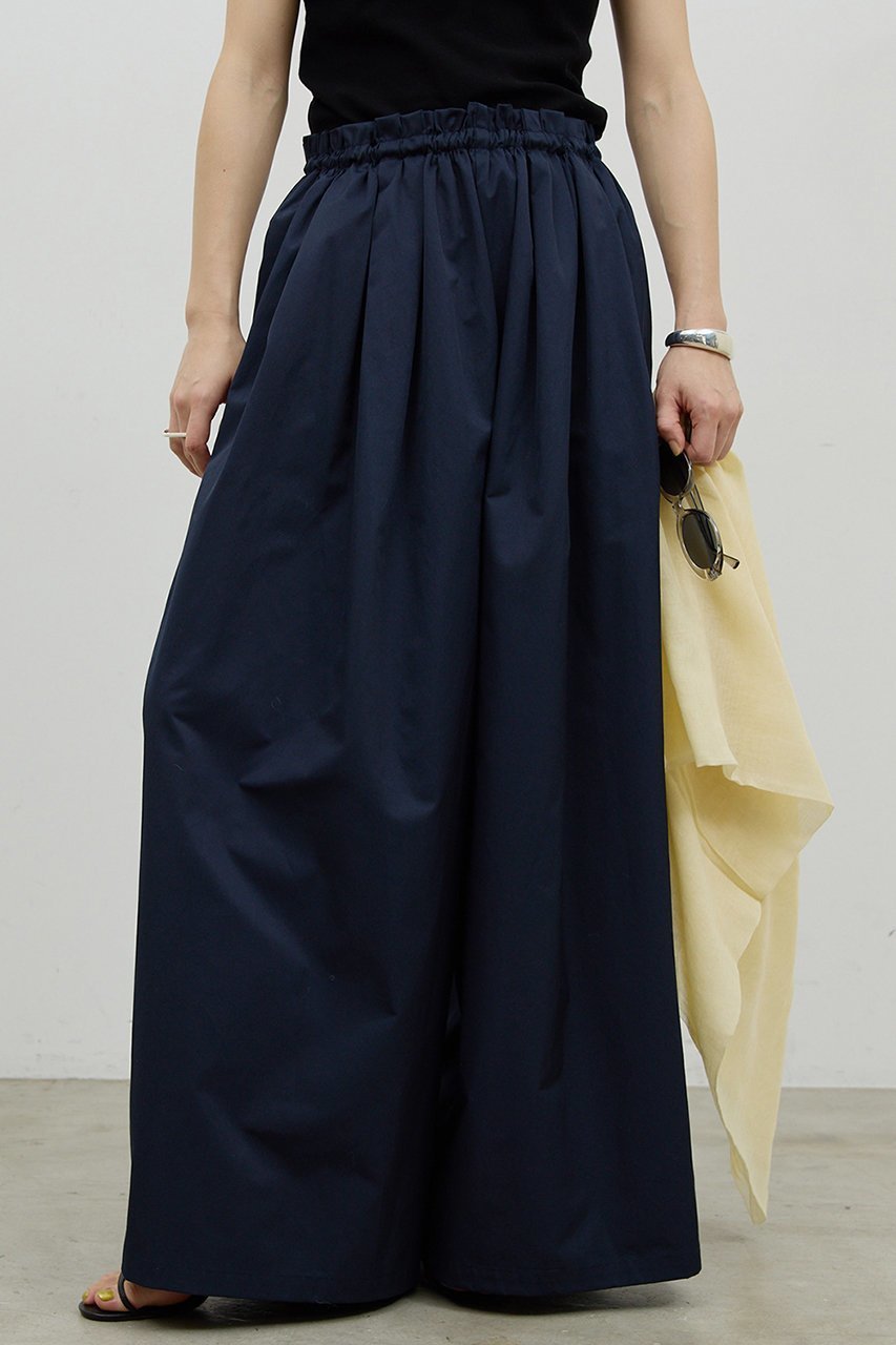 【ガリャルダガランテ/GALLARDAGALANTE】のギャザーボリュームパンツ インテリア・キッズ・メンズ・レディースファッション・服の通販 founy(ファニー) 　ファッション　Fashion　レディースファッション　Fashion for Women　パンツ　Pants & Trousers　2026年　2026　ギャザー　Gathered, Ruffled　ポケット　Pocket, Pocket Detail　ワイド　Wide, Wide Fit　エレガント 上品　Elegant　夏　Summer　春　Spring　S/S・春夏　SS, Spring/Summer, Warm Season　ネイビー|ID: prp329100004843201 ipo3291000000035977827