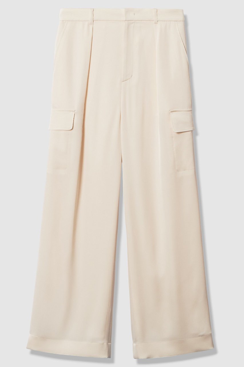 【アナイ/ANAYI】の【セットアップ対象商品】ストレッチダブルサテンカーゴパンツ インテリア・キッズ・メンズ・レディースファッション・服の通販 founy(ファニー) ファッション Fashion レディースファッション Fashion for Women セットアップ Matching Sets レディースパンツ・ボトムス Pants & Trousers / Bottoms パンツ Pants & Trousers 2026年 2026 おすすめ Recommended / Our Picks なめらか Smooth, Silky Texture カーゴパンツ Cargo Pants, Utility Pants キャミソール Camisole, Spaghetti Strap Top サテン Satin, Glossy Fabric ジャケット Jacket, Outerwear ストレッチ Stretch, Stretchy Fabric セットアップ Set-Up, Coordinated Outfit ポケット Pocket, Pocket Detail リラックス Relax, Relaxed Fit エレガント 上品 Elegant ビジネス 仕事 通勤 Business / Work / Commuting 夏 Summer 春 Spring S/S・春夏 SS, Spring/Summer, Warm Season ホワイト|ID: prp329100004843205 ipo3291000000035293902