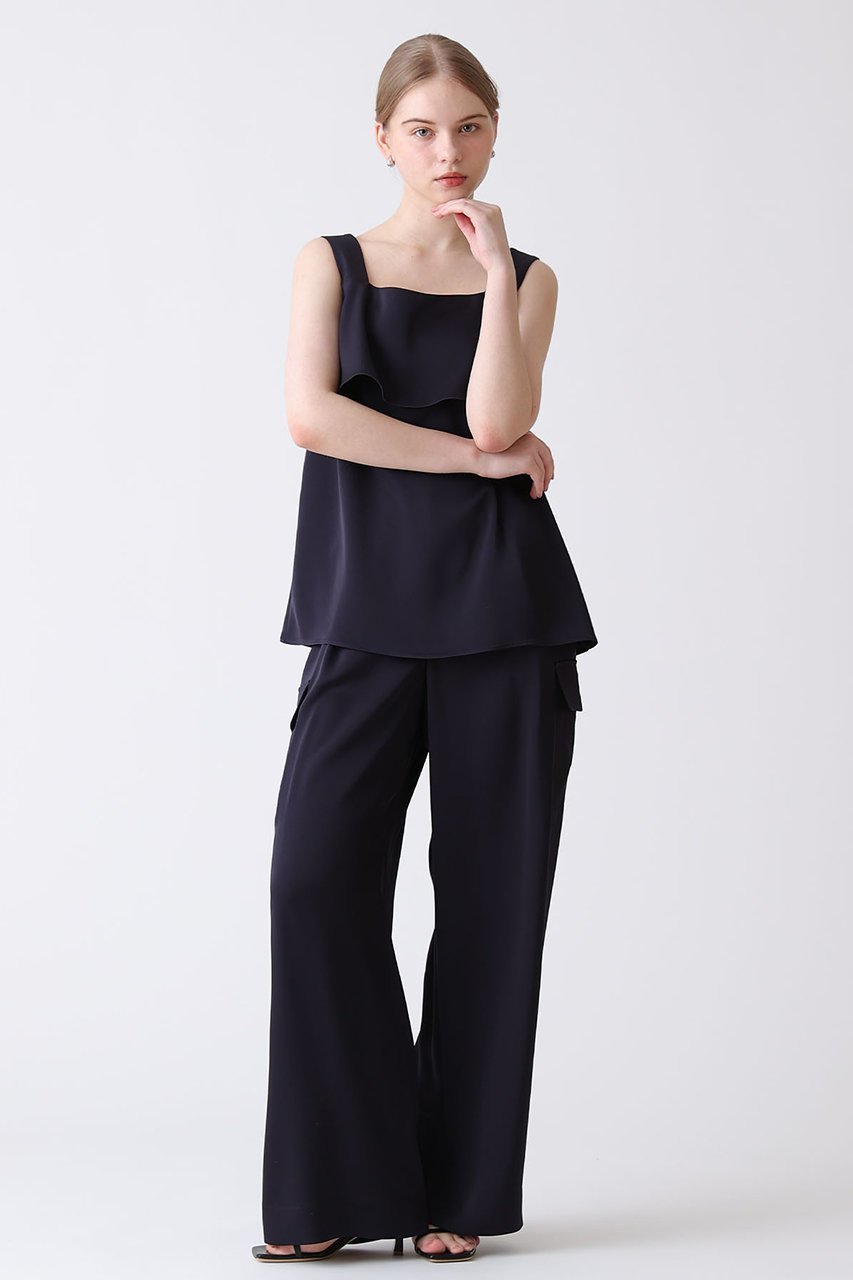 【アナイ/ANAYI】の【セットアップ対象商品】ストレッチダブルサテンカーゴパンツ 人気、トレンドファッション・服の通販 founy(ファニー) ファッション Fashion レディースファッション Fashion for Women セットアップ Matching Sets レディースパンツ・ボトムス Pants & Trousers / Bottoms パンツ Pants & Trousers 2026年 2026 おすすめ Recommended / Our Picks なめらか Smooth, Silky Texture カーゴパンツ Cargo Pants, Utility Pants キャミソール Camisole, Spaghetti Strap Top サテン Satin, Glossy Fabric ジャケット Jacket, Outerwear ストレッチ Stretch, Stretchy Fabric セットアップ Set-Up, Coordinated Outfit ポケット Pocket, Pocket Detail リラックス Relax, Relaxed Fit エレガント 上品 Elegant ビジネス 仕事 通勤 Business / Work / Commuting 夏 Summer 春 Spring S/S・春夏 SS, Spring/Summer, Warm Season other-8|ID: prp329100004843205 ipo3291000000035293910