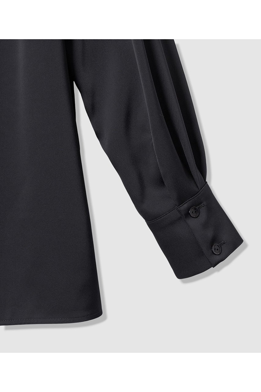 【アナイ/ANAYI】の【セットアップ対象商品】ストレッチダブルサテンボウタックブラウス 人気、トレンドファッション・服の通販 founy(ファニー) 　ファッション　Fashion　レディースファッション　Fashion for Women　トップス・カットソー　Cut & Sew Tops　シャツ・ブラウス・オフィスカジュアル　Elegant Blouses & Button-Ups　2026年　2026　なめらか　Smooth, Silky Texture　サテン　Satin, Glossy Fabric　ジャケット　Jacket, Outerwear　ストレッチ　Stretch, Stretchy Fabric　スリーブ　Sleeve, Long Sleeve / Short Sleeve　セットアップ　Set-Up, Coordinated Outfit　リボン　Ribbon, Bow　ロング　Long, Long-Length　エレガント 上品　Elegant　夏　Summer　春　Spring　S/S・春夏　SS, Spring/Summer, Warm Season　長袖　Long Sleeve, Full Sleeve　other-5|ID: prp329100004843206 ipo3291000000035293918