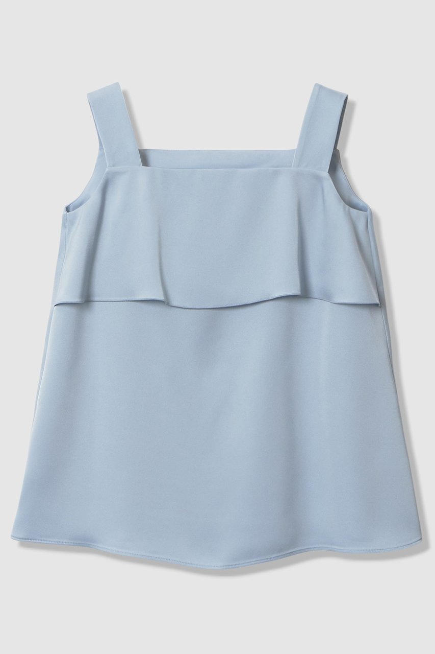 【アナイ/ANAYI】の【セットアップ対象商品】ストレッチダブルサテンキャミソール インテリア・キッズ・メンズ・レディースファッション・服の通販 founy(ファニー) ファッション Fashion レディースファッション Fashion for Women トップス・カットソー Cut & Sew Tops キャミソール&ノースリーブ Camisoles & Sleeveless Tops シャツ・ブラウス・オフィスカジュアル Elegant Blouses & Button-Ups 2026年 2026 なめらか Smooth, Silky Texture インナー Innerwear キャミソール Camisole, Spaghetti Strap Top サテン Satin, Glossy Fabric ストレッチ Stretch, Stretchy Fabric セットアップ Set-Up, Coordinated Outfit ノースリーブ Sleeveless, No-Sleeve バランス Balance, Style Balance フリル Frill, Ruffle ラップ Wrap, Wrap Design エレガント 上品 Elegant 夏 Summer 春 Spring S/S・春夏 SS, Spring/Summer, Warm Season サックス|ID: prp329100004843207 ipo3291000000035293924